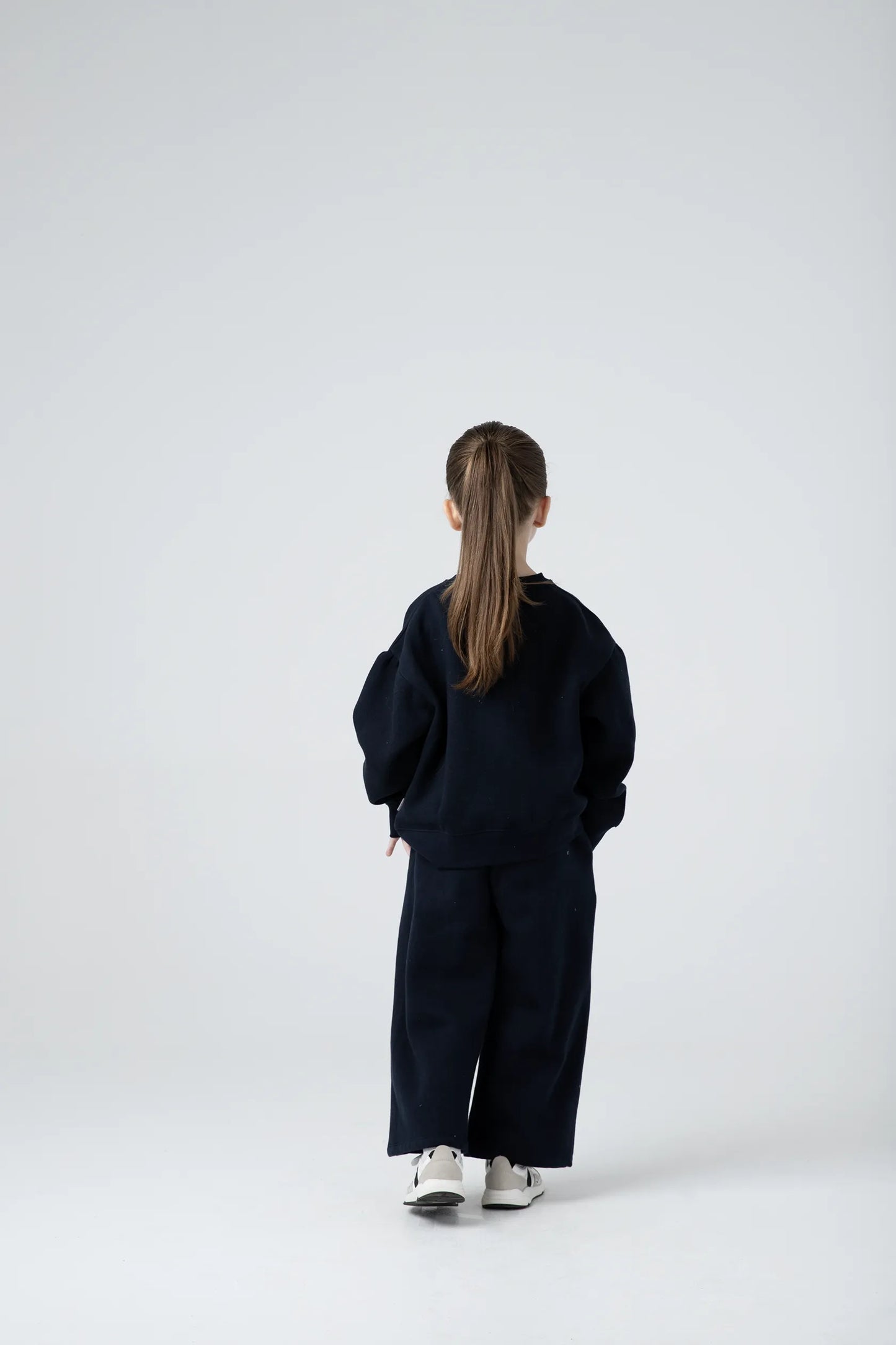 Girls Solid Blue Co-ord Set