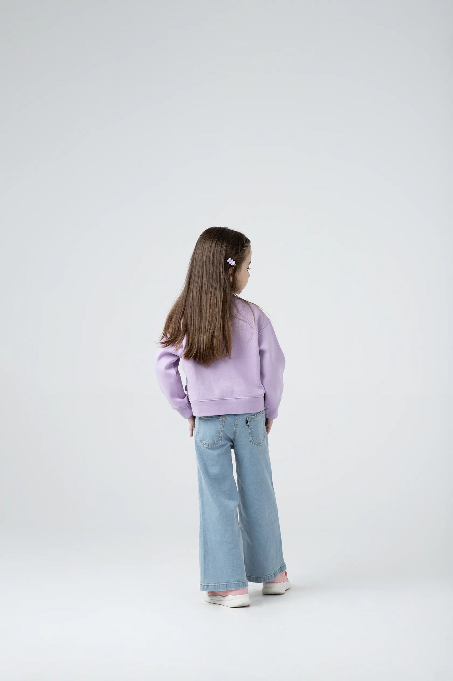 Girls Lilac Dreams Fleece Sweatshirt