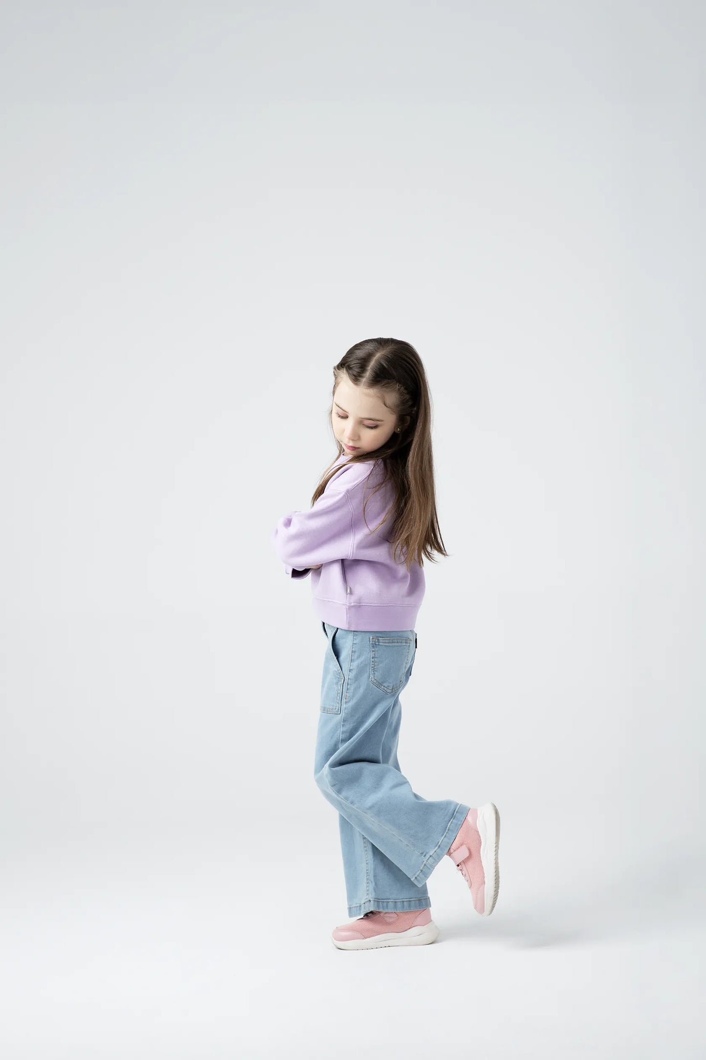 Girls Lilac Dreams Fleece Sweatshirt