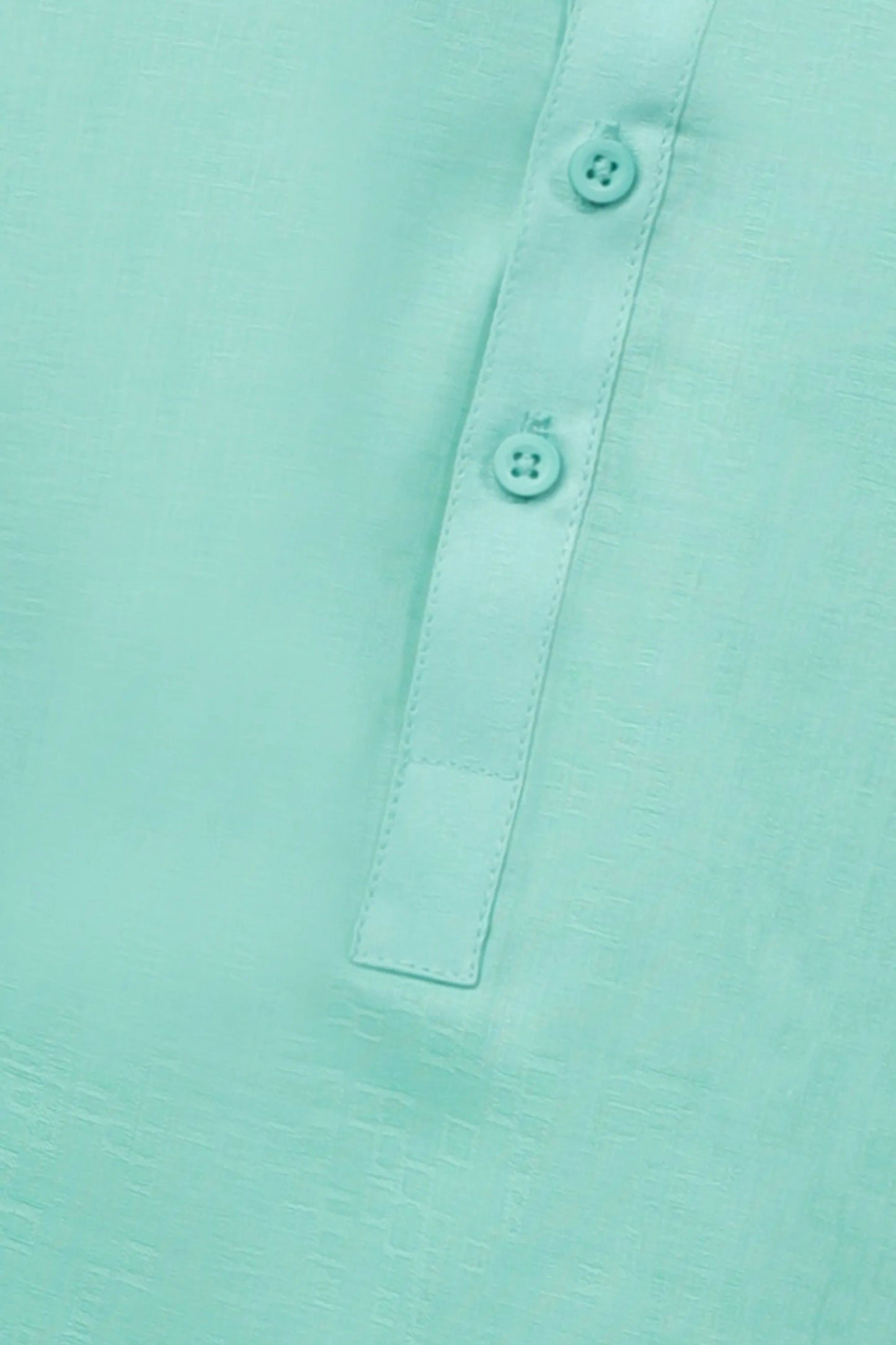 Boys Sea Green Cotton Jacquard Kurta