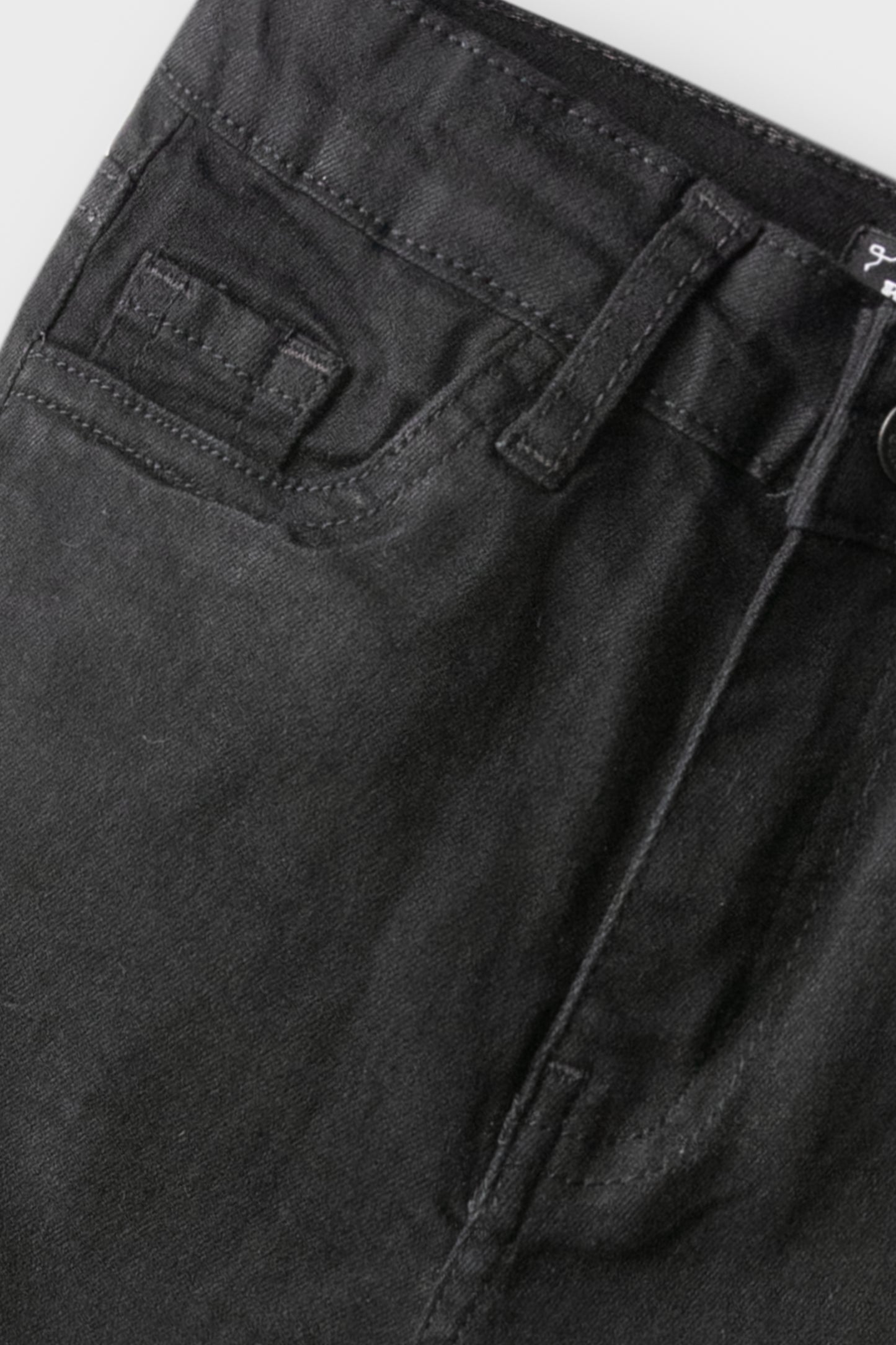 Boys Solid Black Denim Jeans