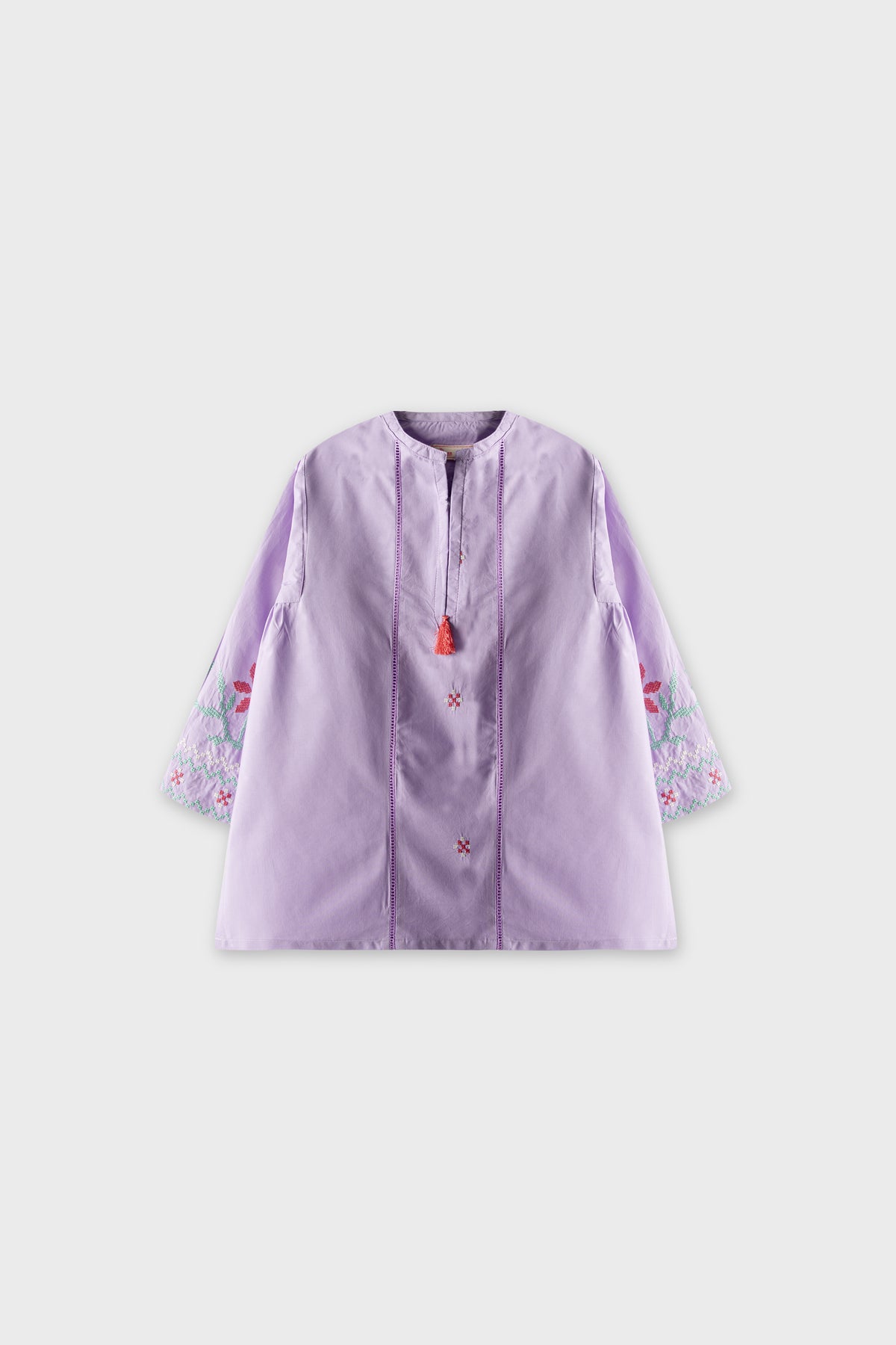 Light Purple Grace Embroidered Top