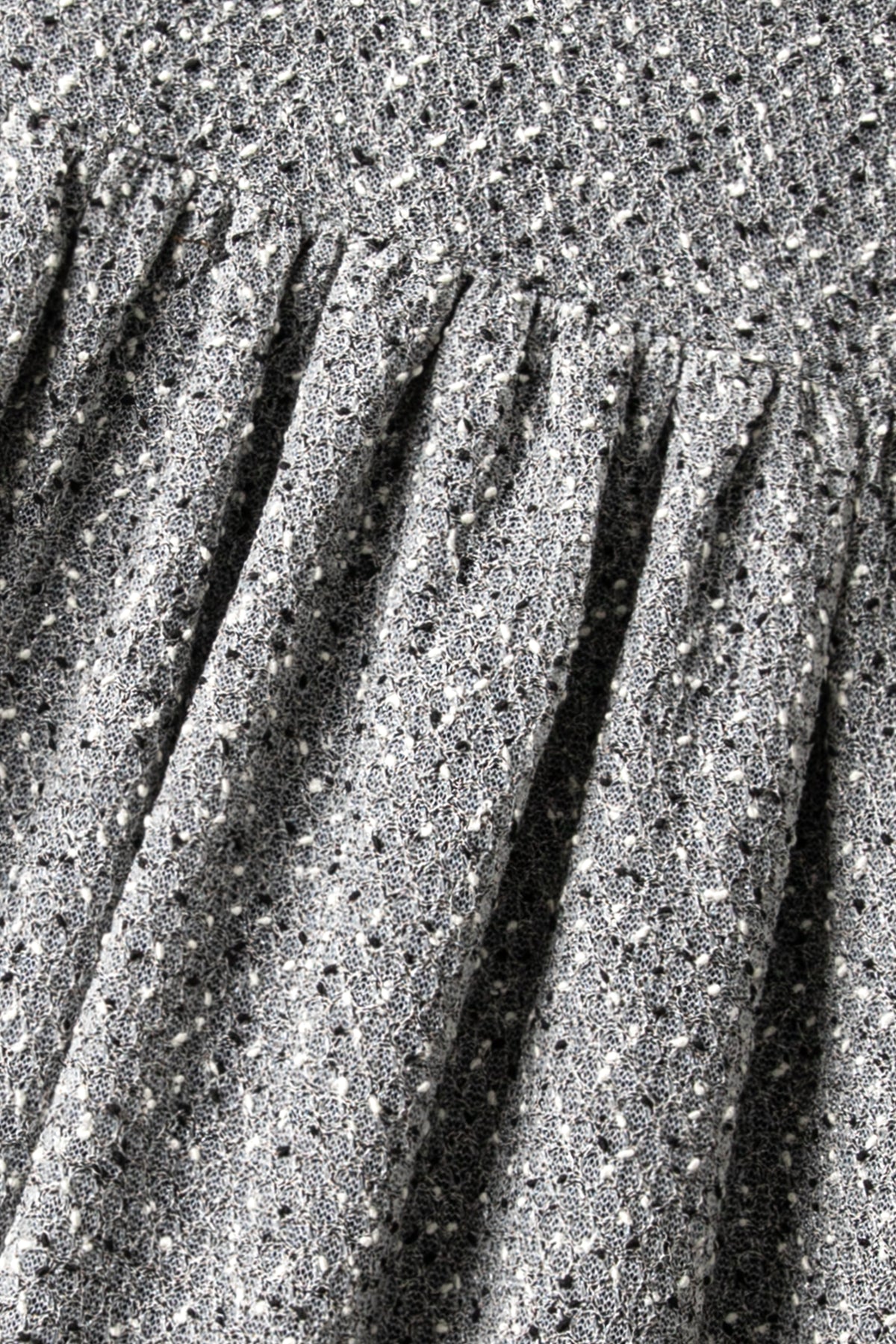 Grey Shimmer Net Dress