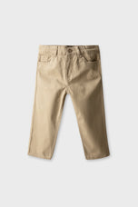 Boys Smart Straight Khaki Pants