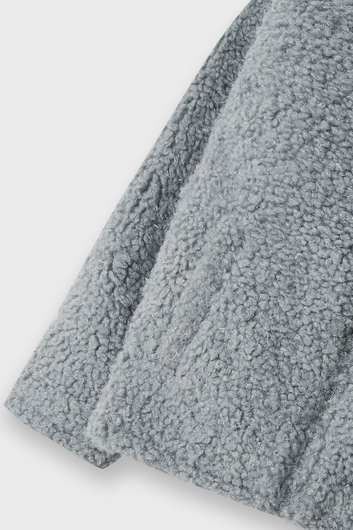 Cloud Mist Light-Blue Fur Jacket