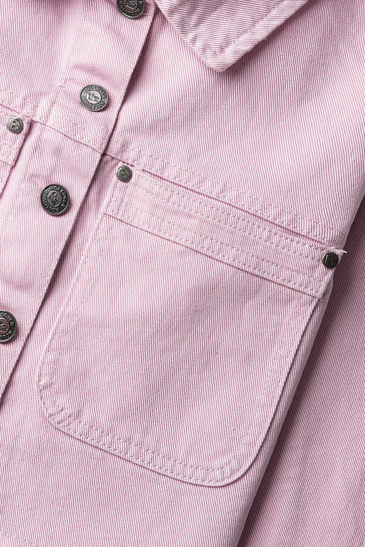Girls Blush Pink Twill Jacket