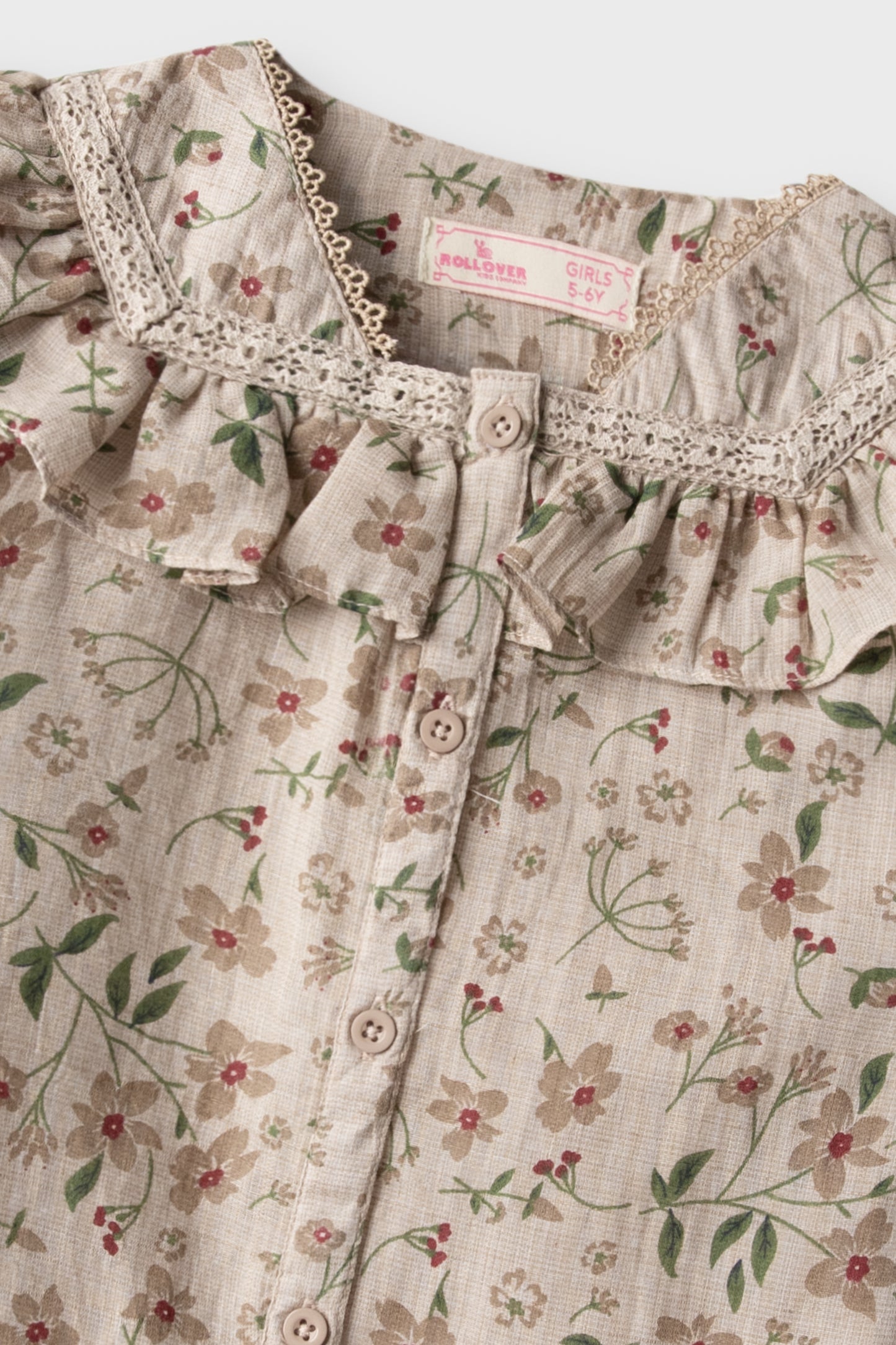 Botanical Frill Lace Top