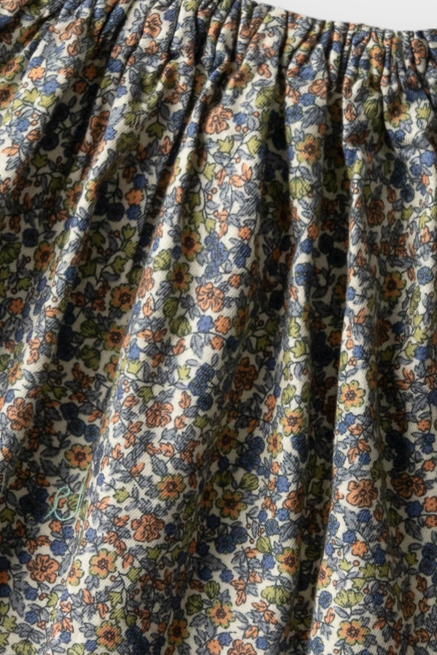 Girls Multicolor Floral Skirt