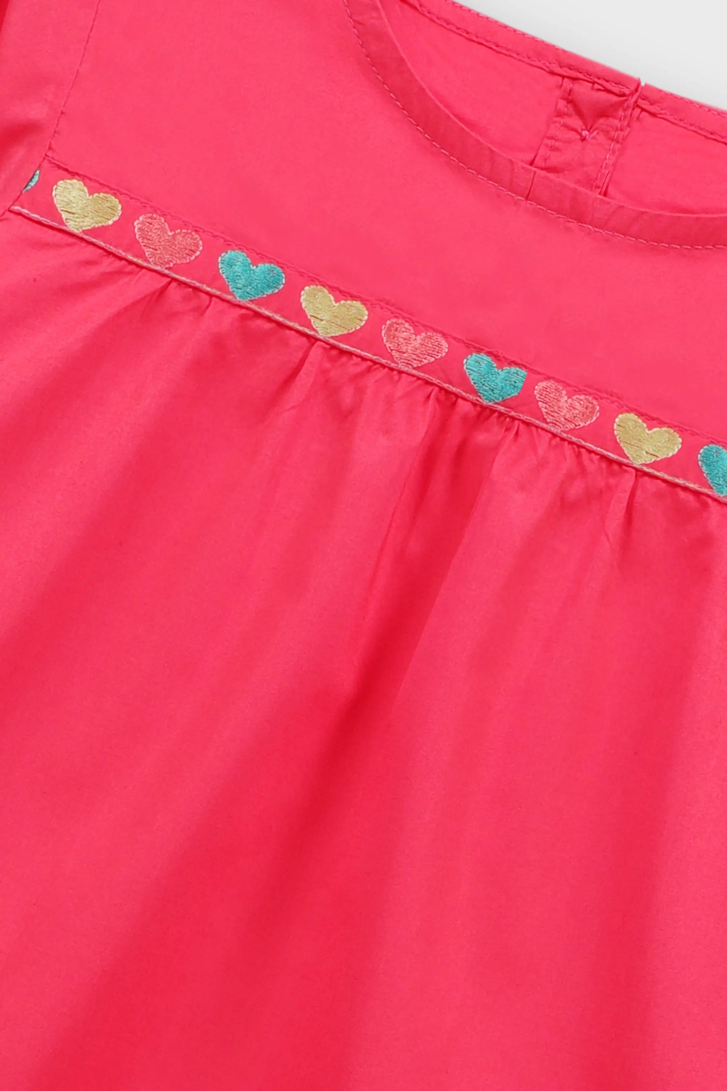 Red Heartline Cotton Top