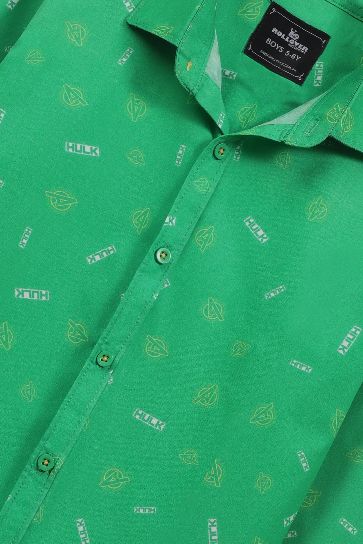 Green Hulk Avengers Cotton Shirt