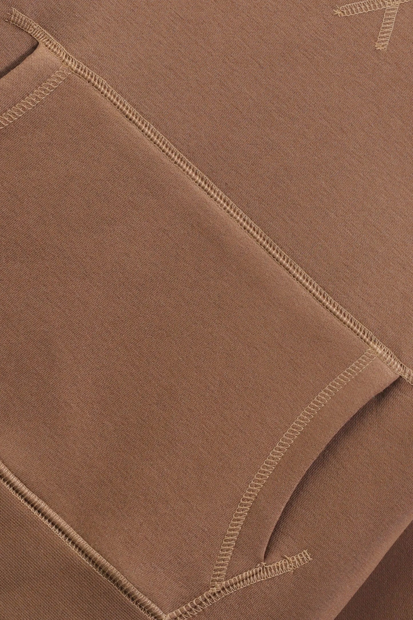 Boys Solid Brown Fleece Hoodie