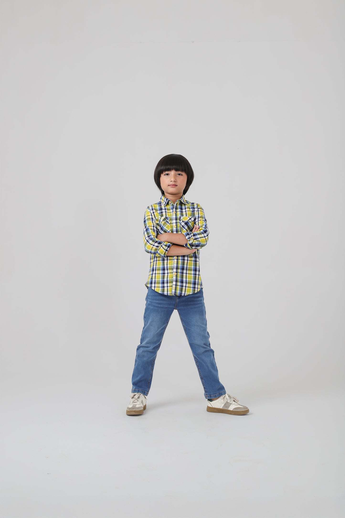 Sunny Plaid Cotton Shirt