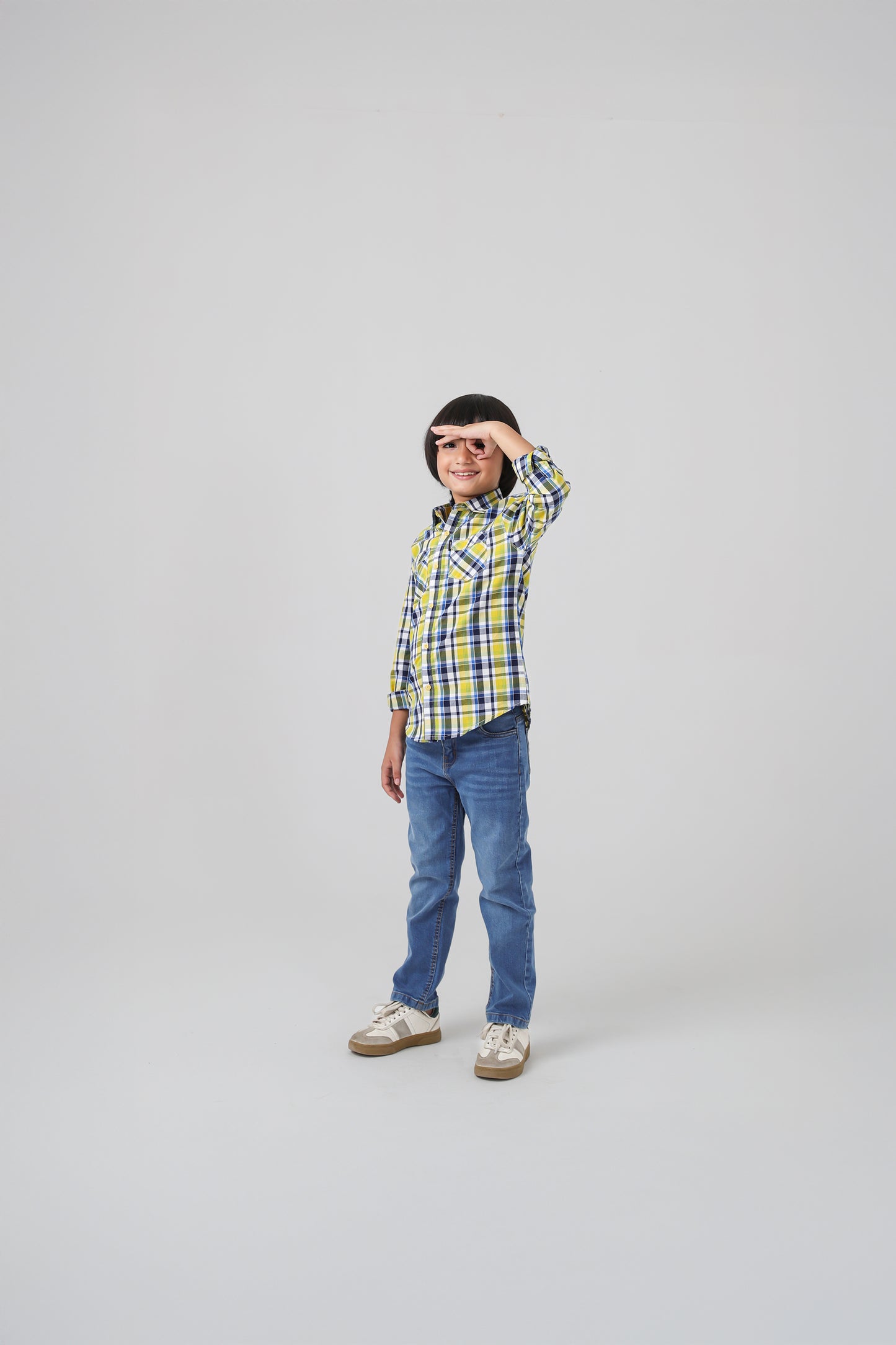 Sunny Plaid Cotton Shirt