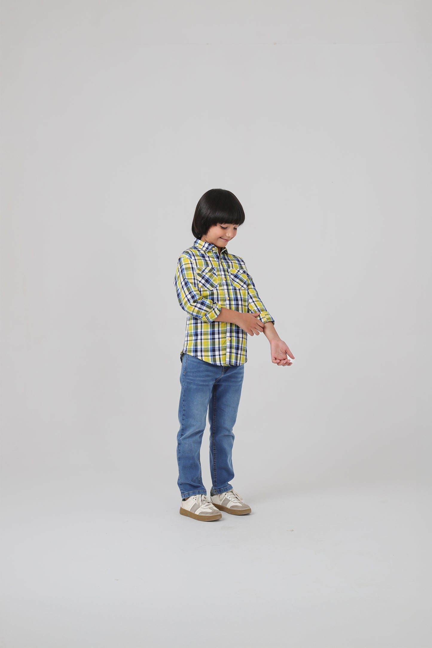 Sunny Plaid Cotton Shirt