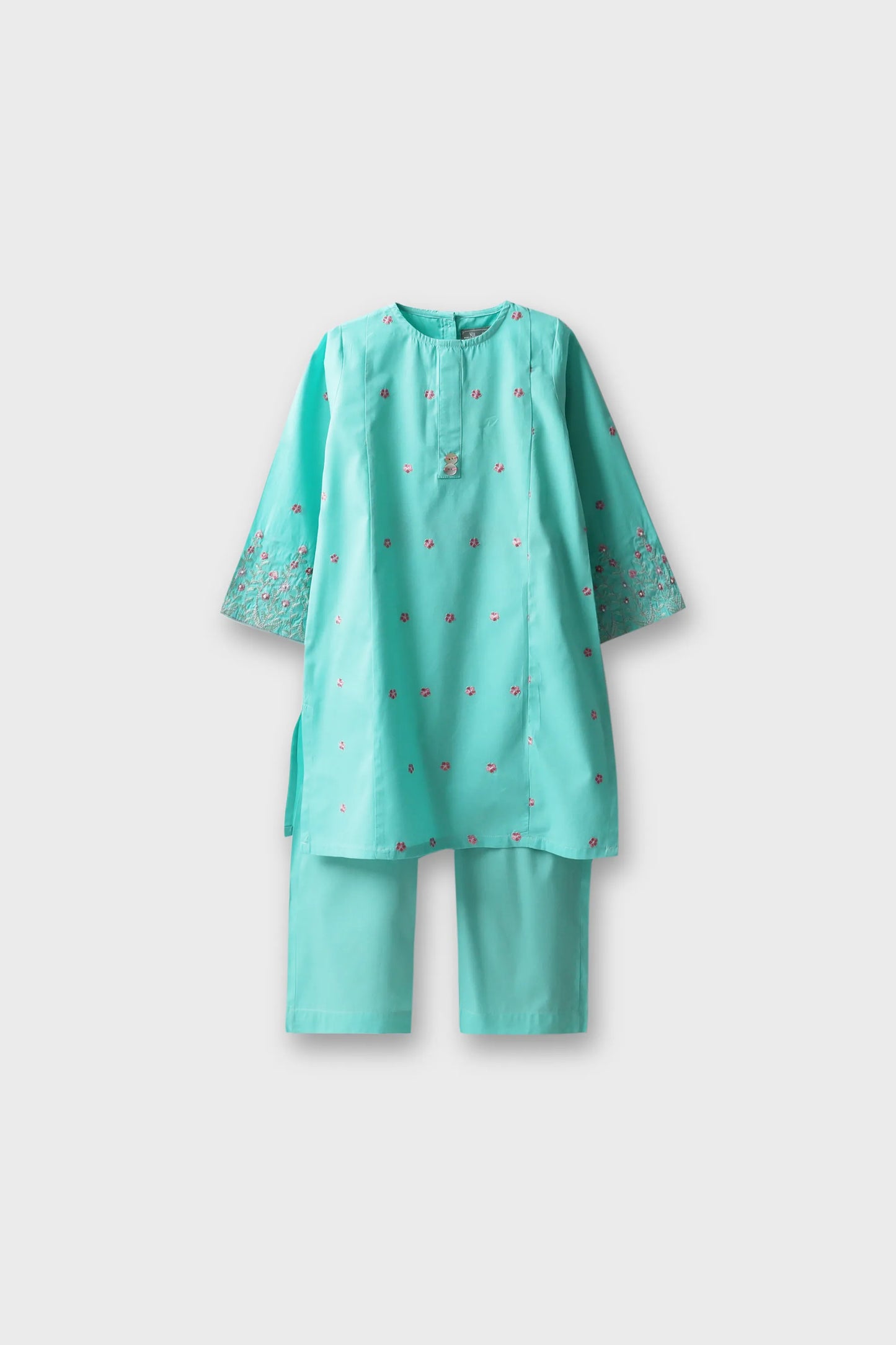 Mint Kurta Set - 2pc