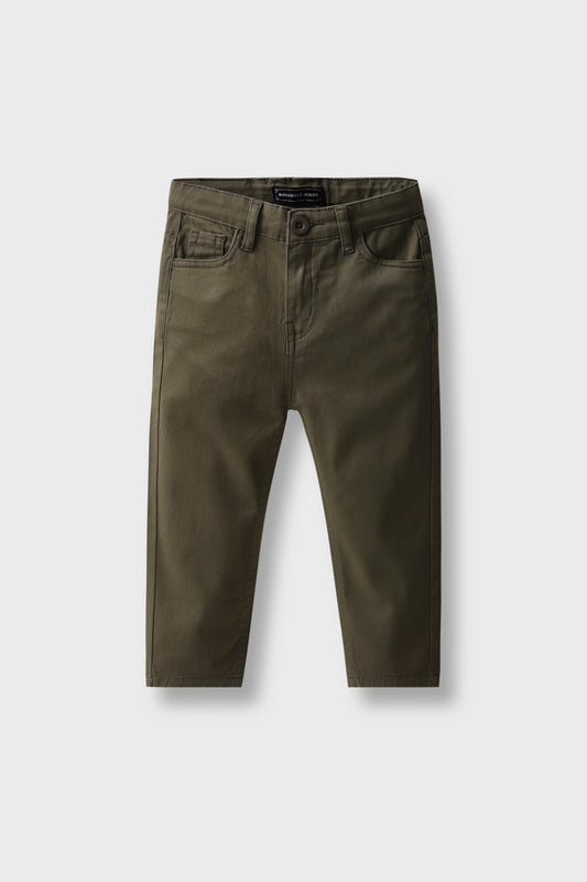 Boys Olive Trail Pants