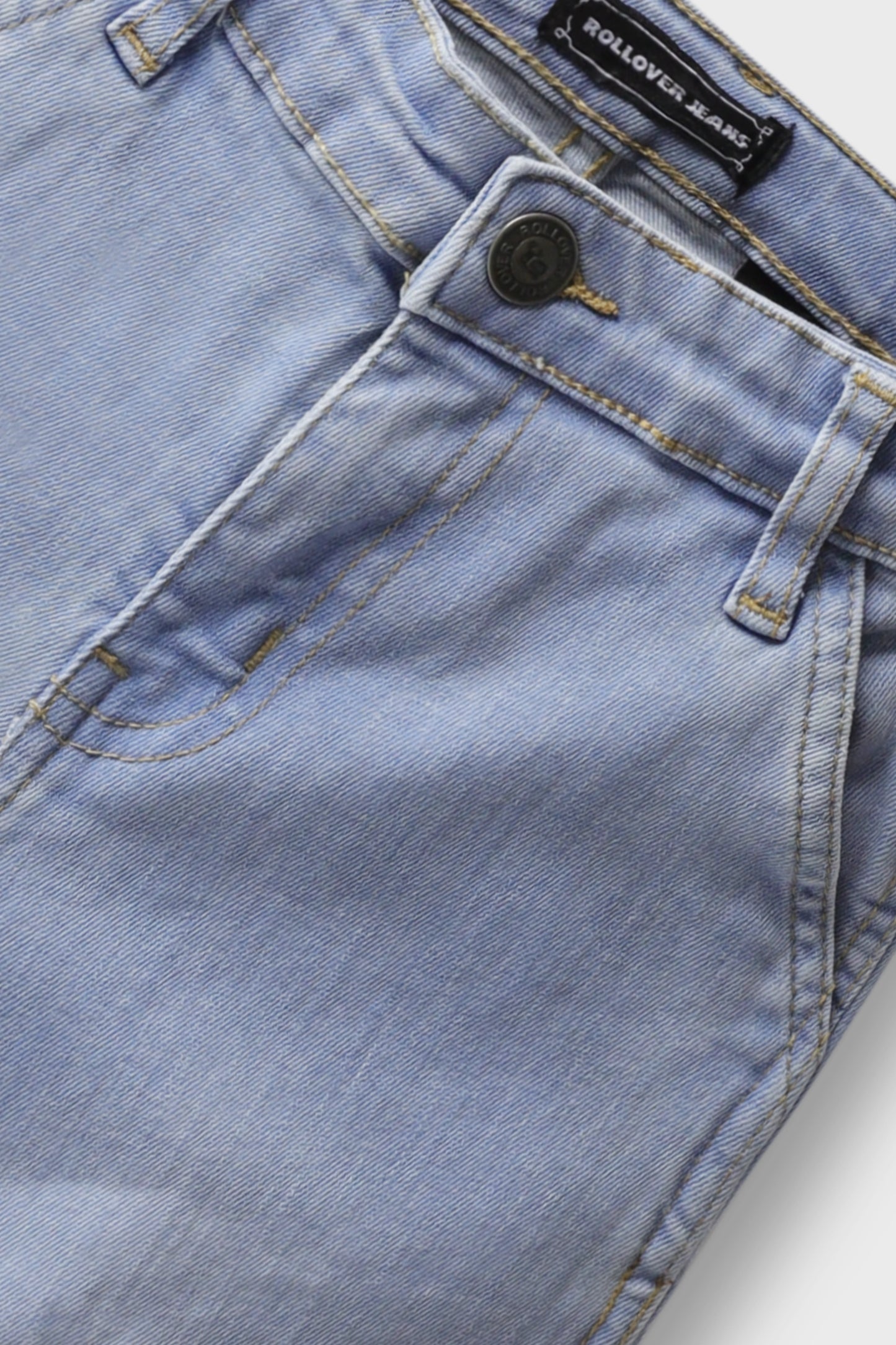 Boys Light Blue Cargo Jeans