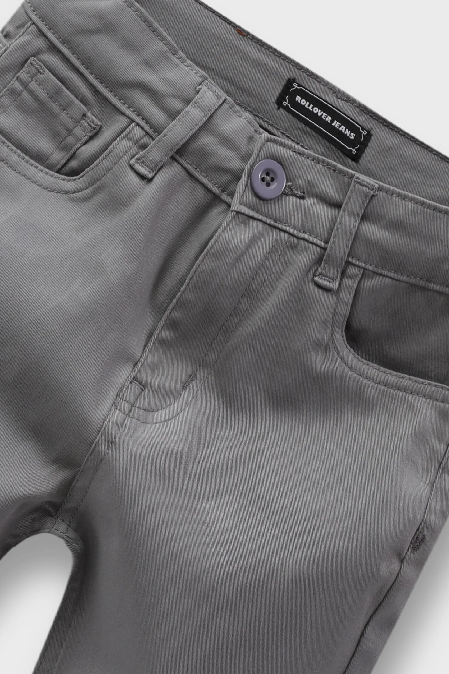 Everyday Grey Twill Pants