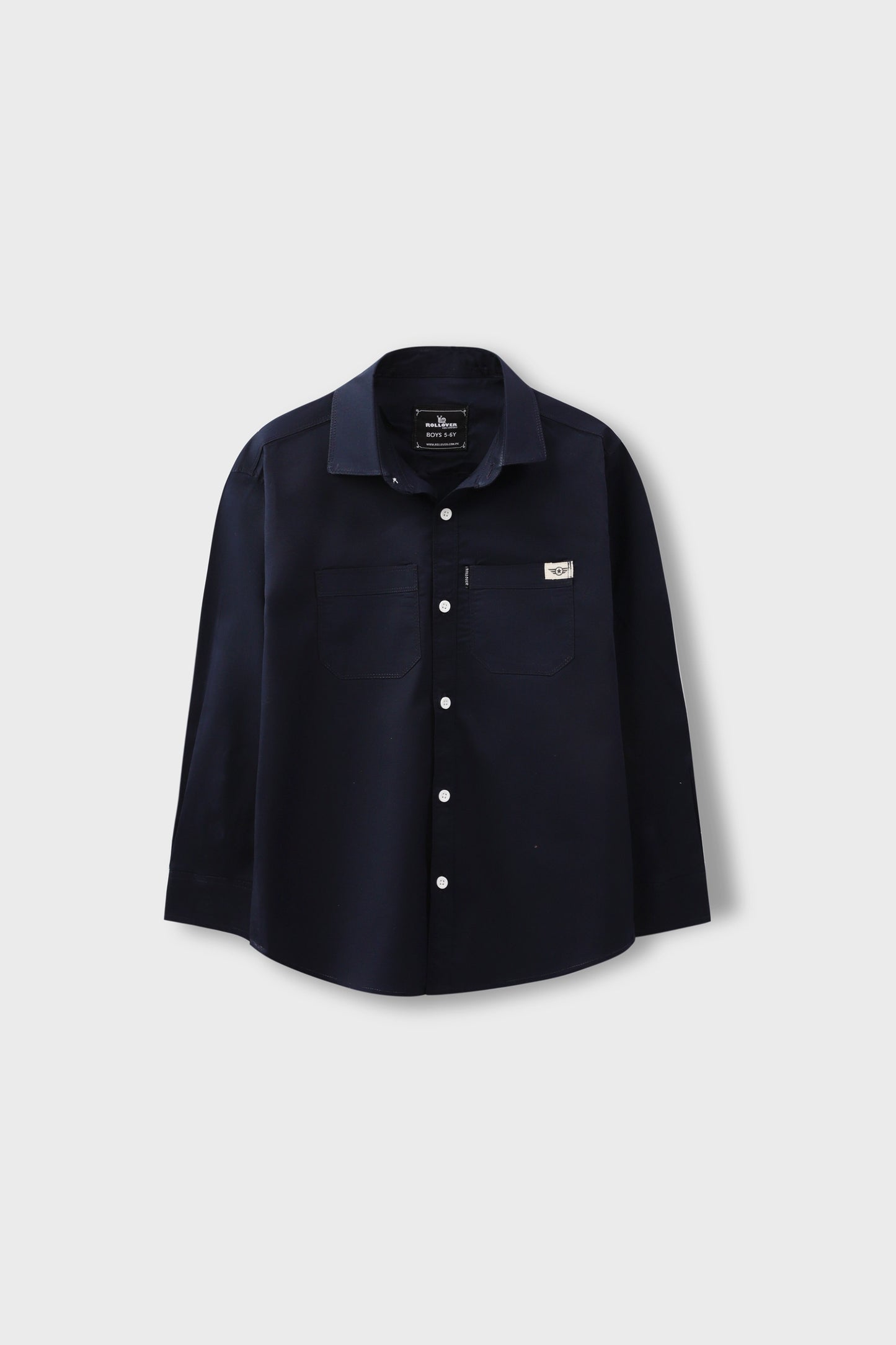 Sleek Black Cotton Shirt