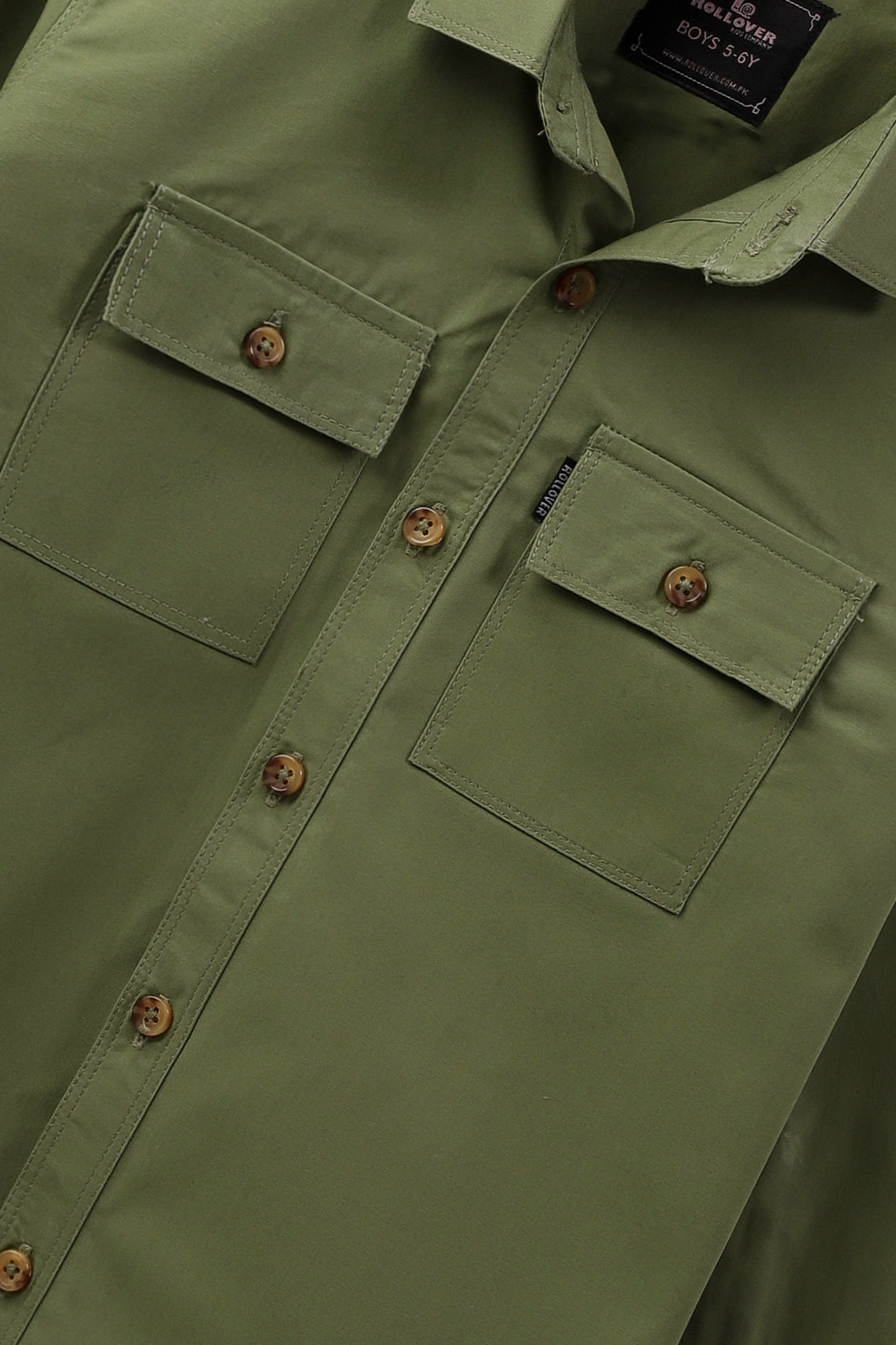 Leafy Green Casual Shirt