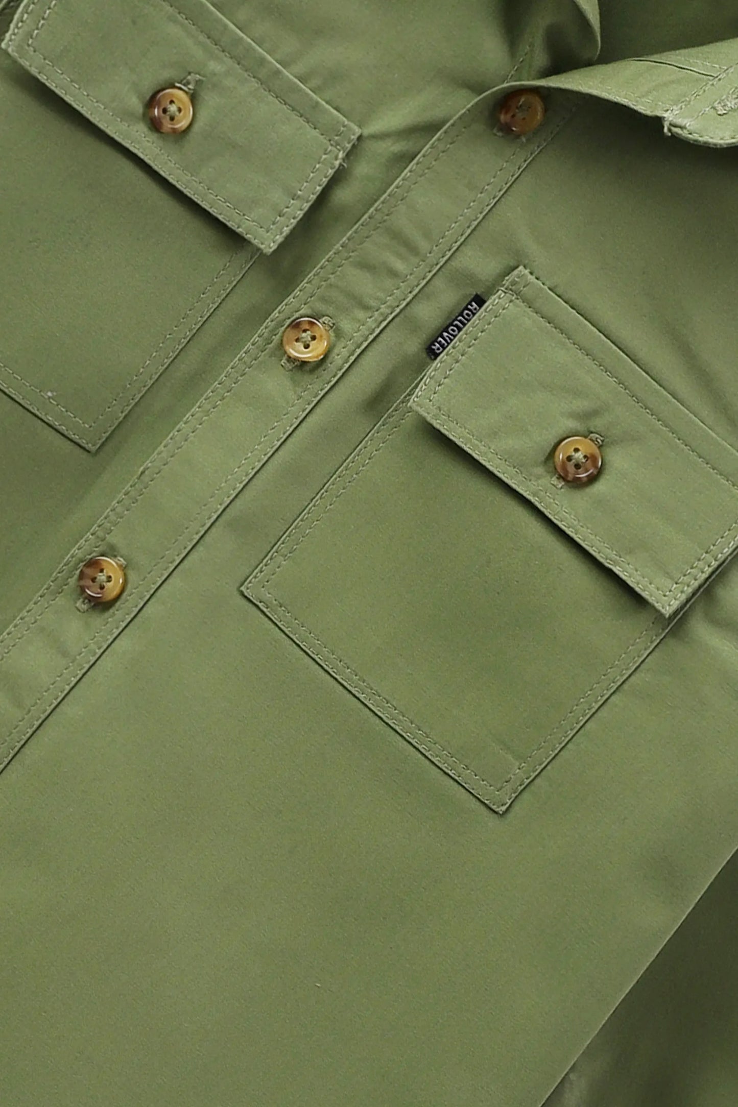 Leafy Green Casual Shirt