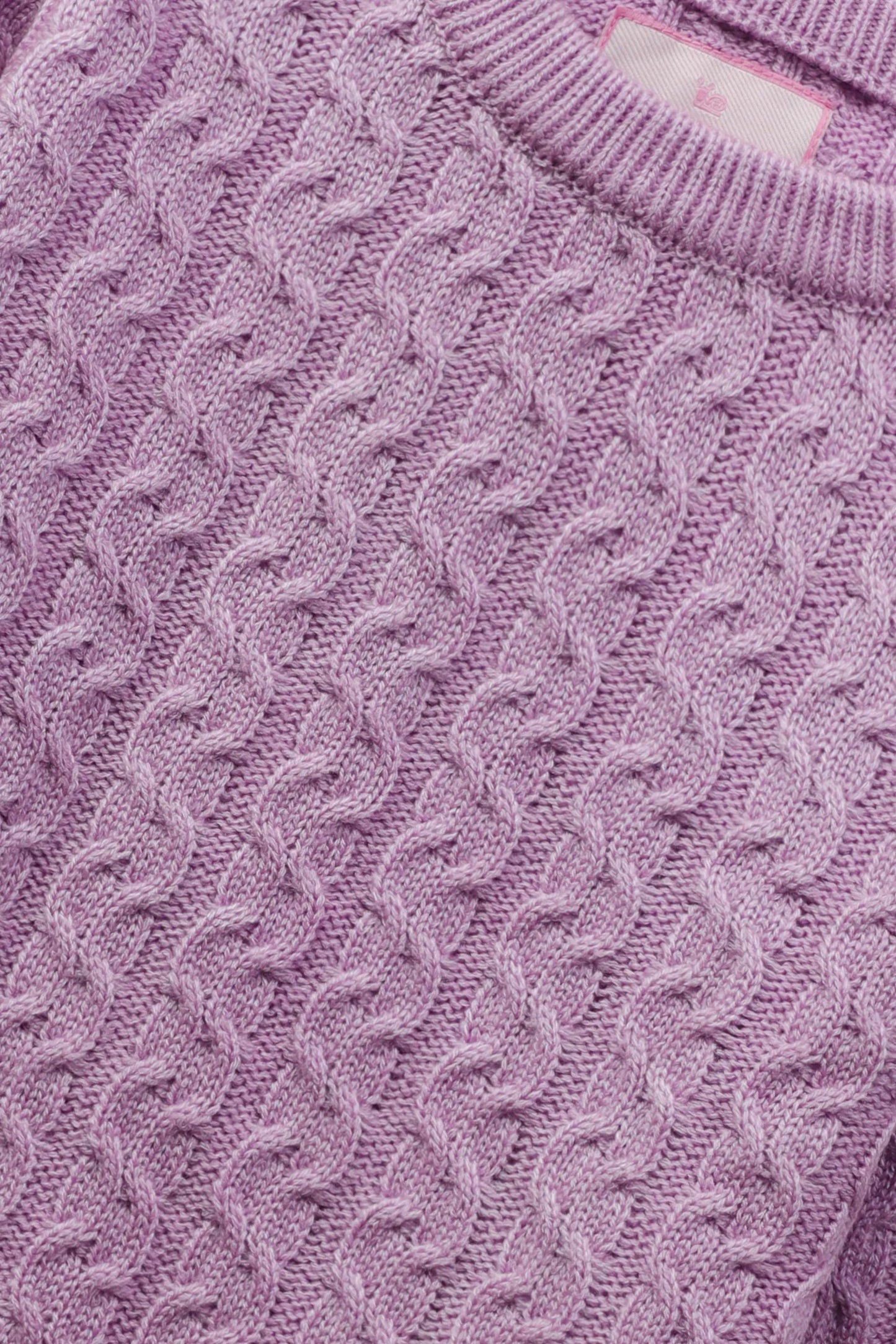 Girls Lilac Acrylic Sweater