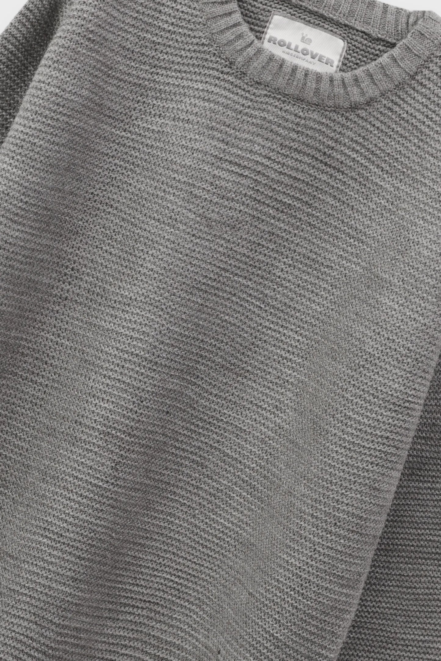 Boys Grey Grid Sweater