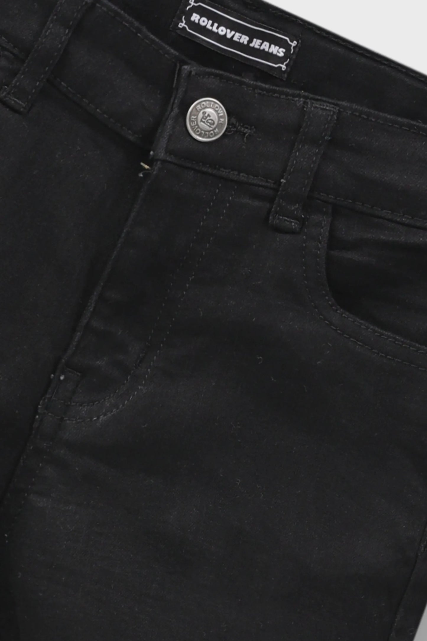 Boys Jet Black Denim Pants