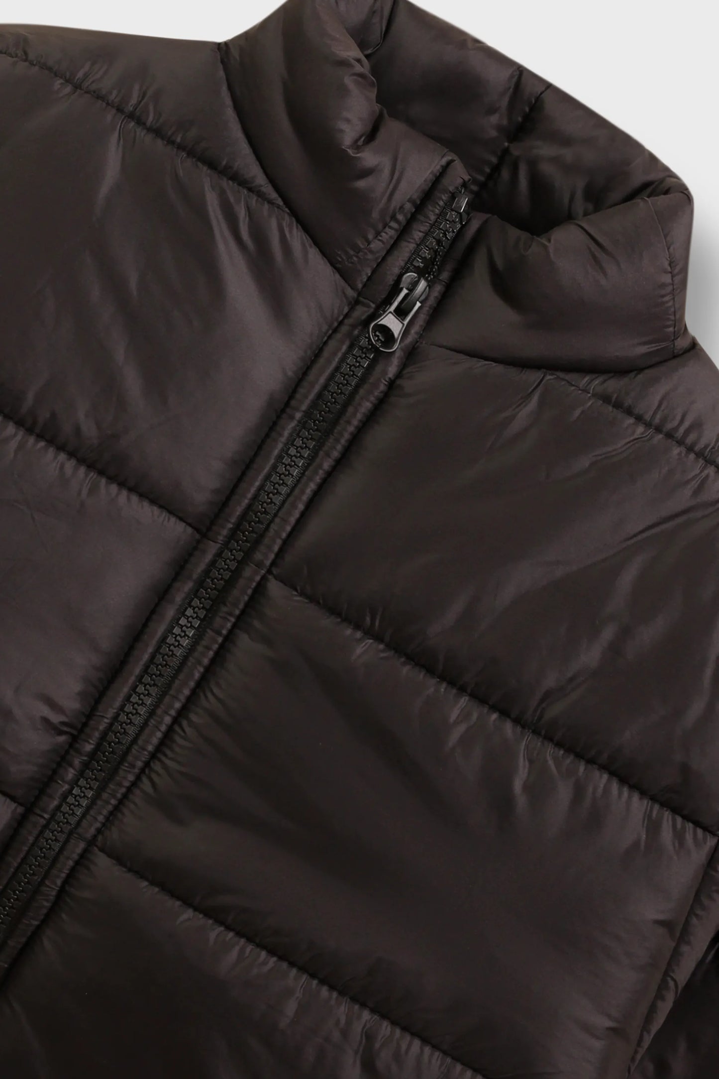 Boys Jet Black Puffer Jacket