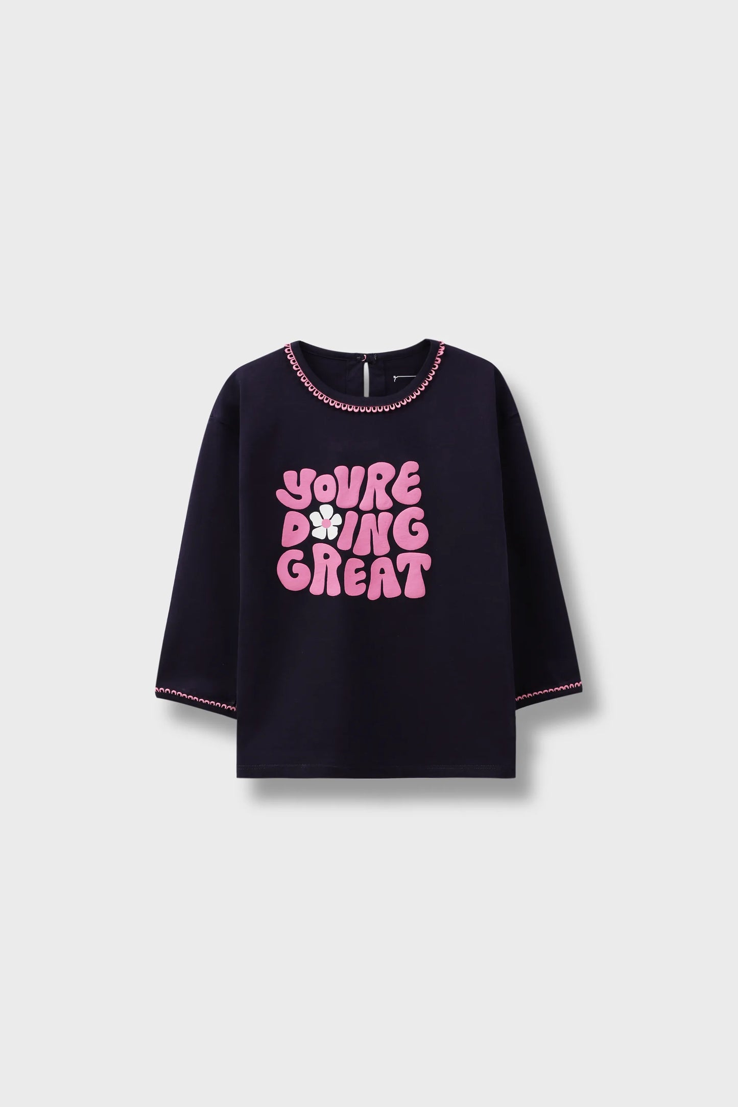 Girls Daisy Drop Tee