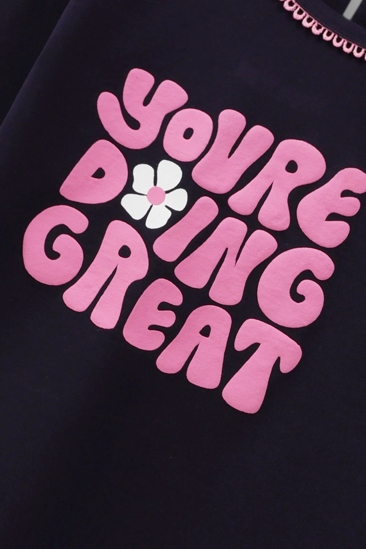 Girls Daisy Drop Tee