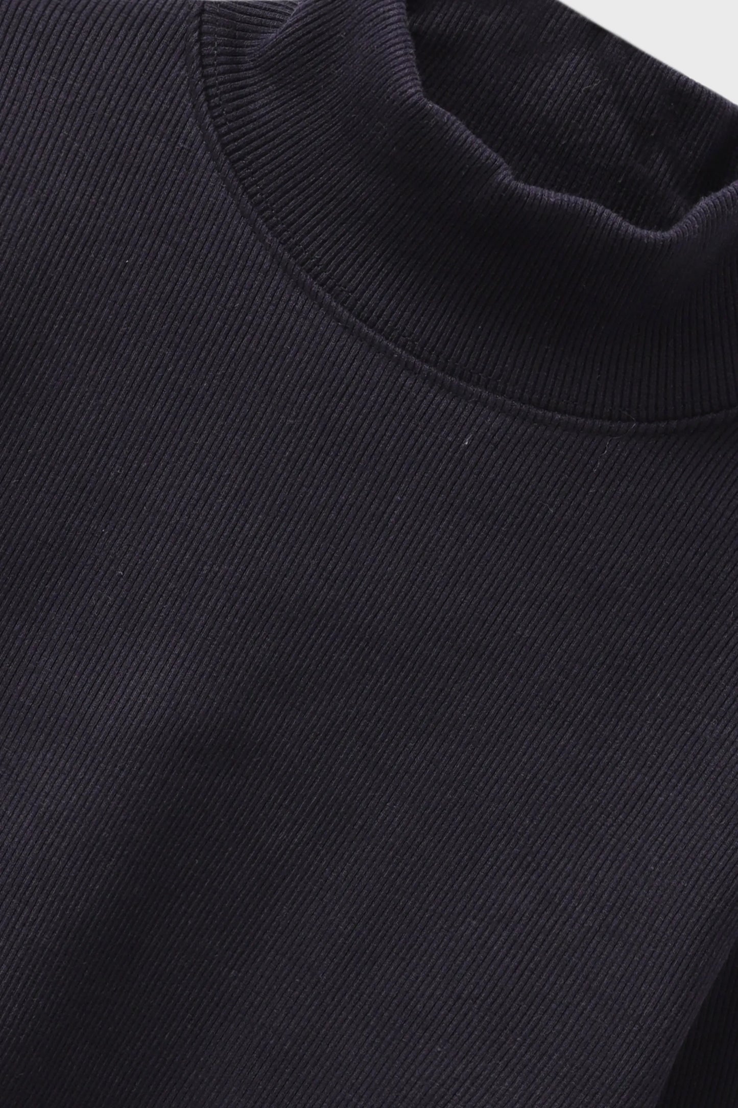 Navy Blue High-Neck