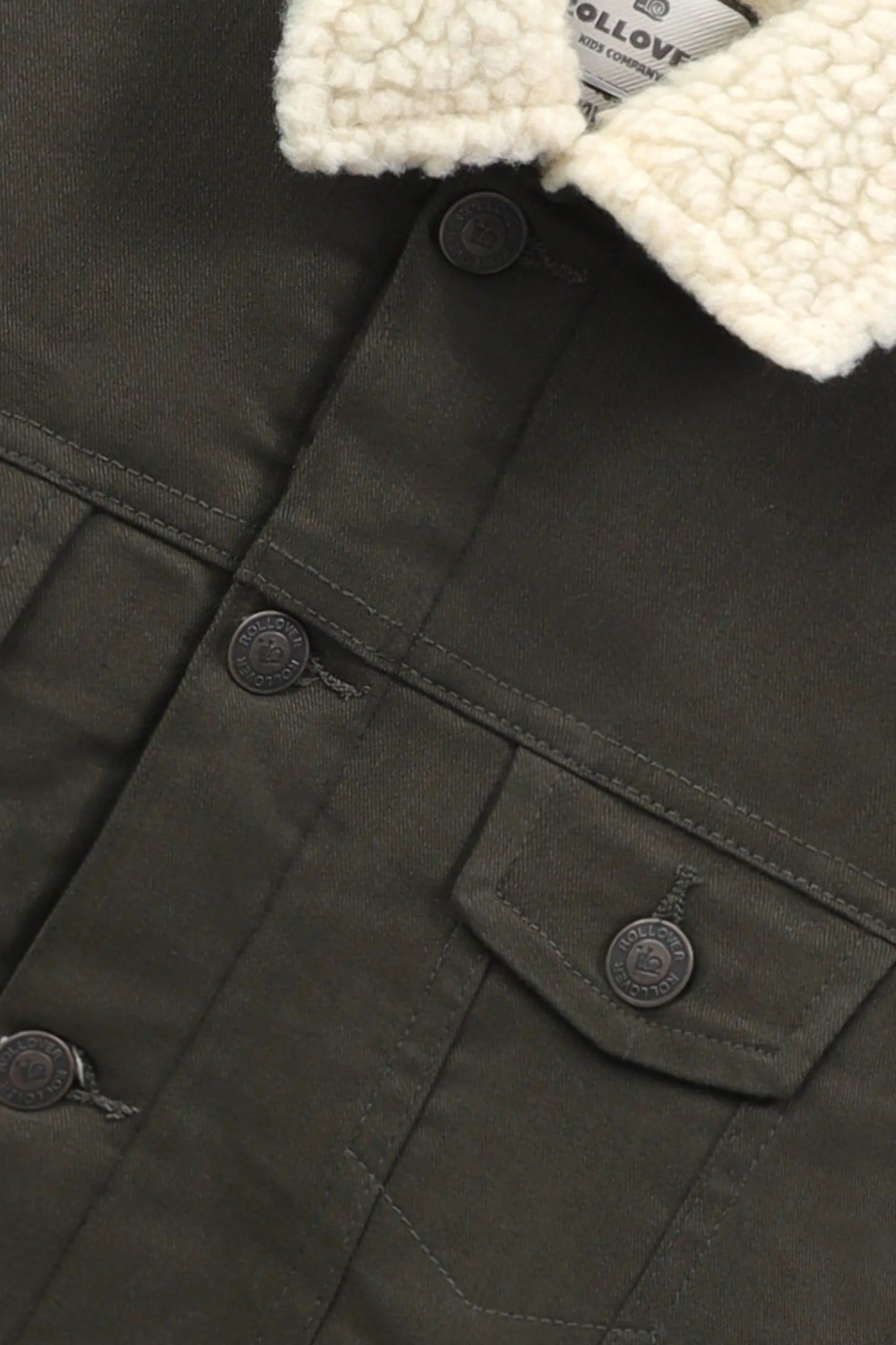 Boys Olive Trail Twill Jacket