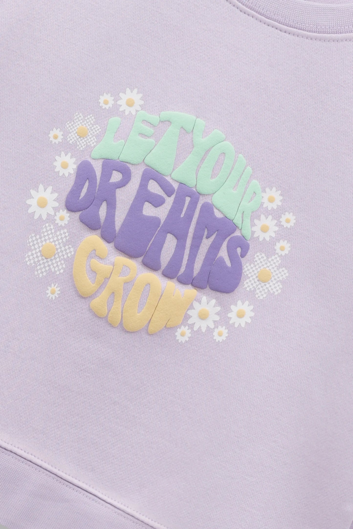 Girls Lilac Dreams Fleece Sweatshirt
