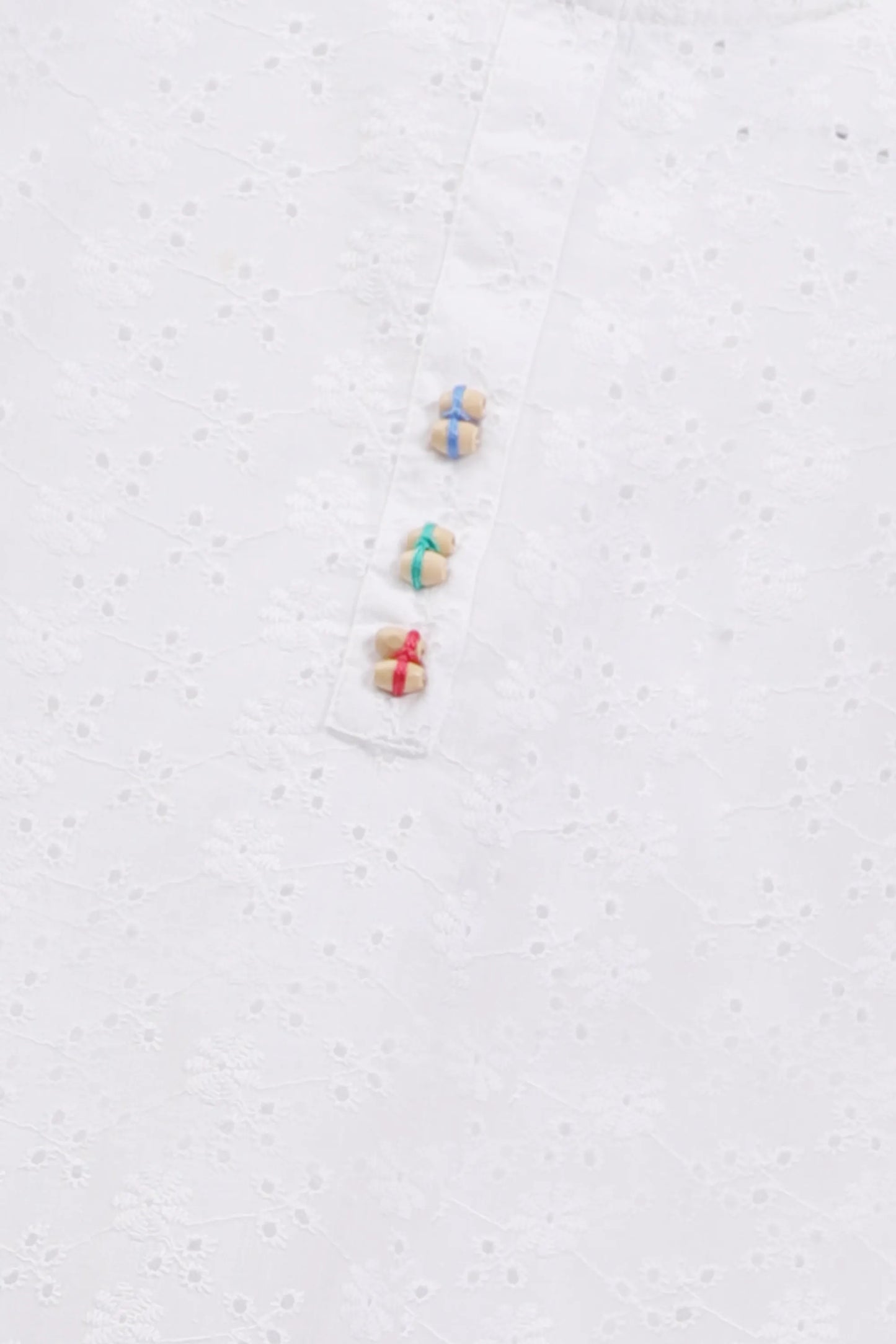 Girls Timeless White Chikankari Kurta Set