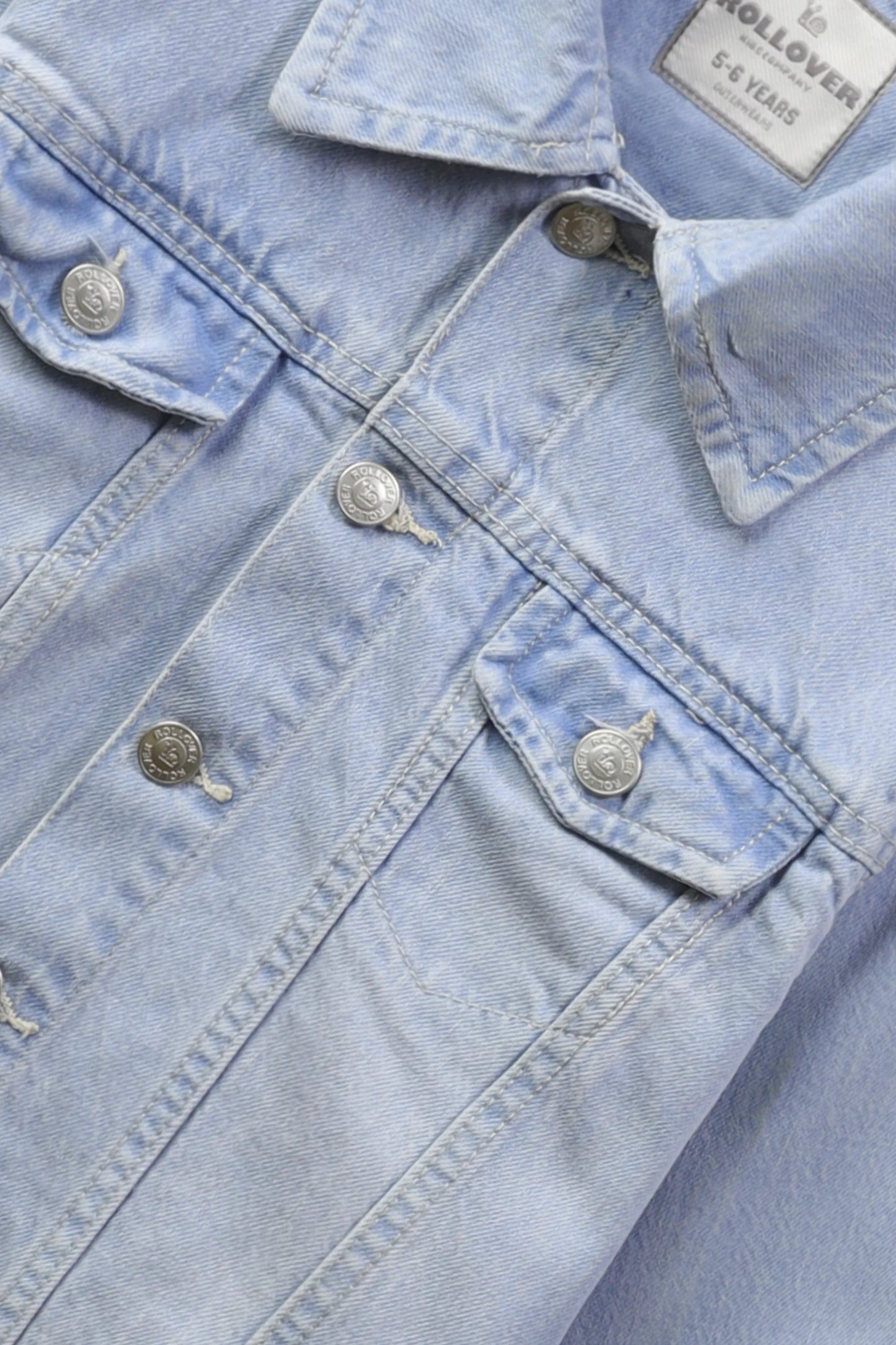 Boys Faded Blue Denim Jacket