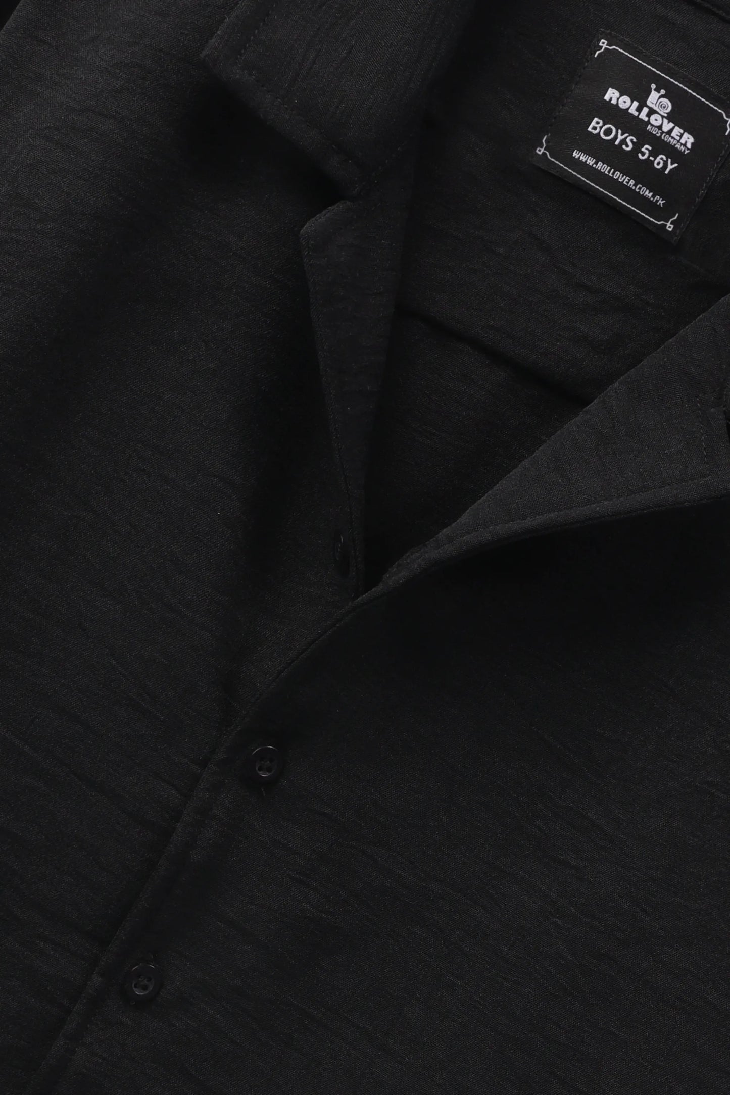 Black Mouzal Button-Down Top