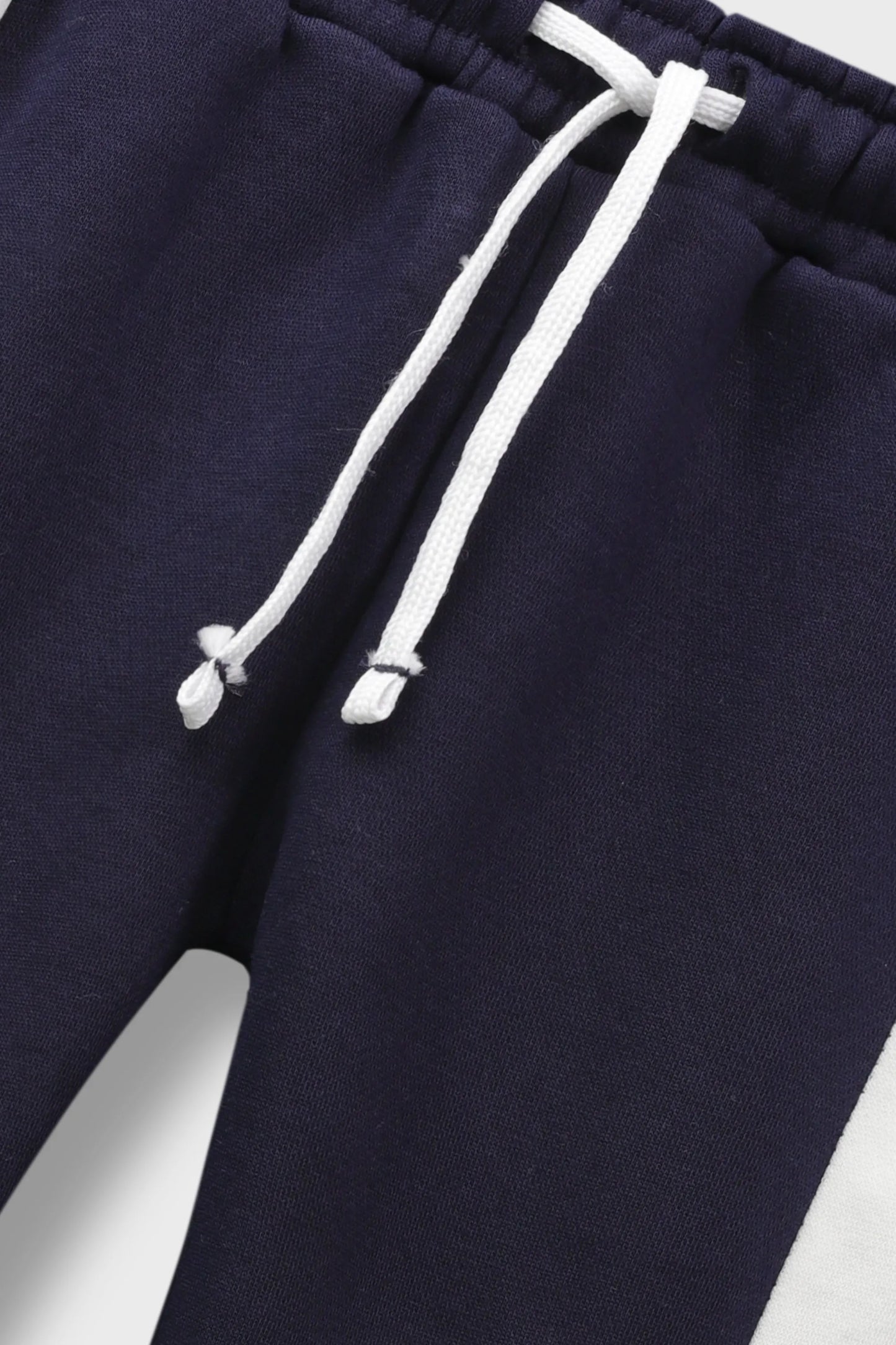 Boys Navy Fleece Track Trouser