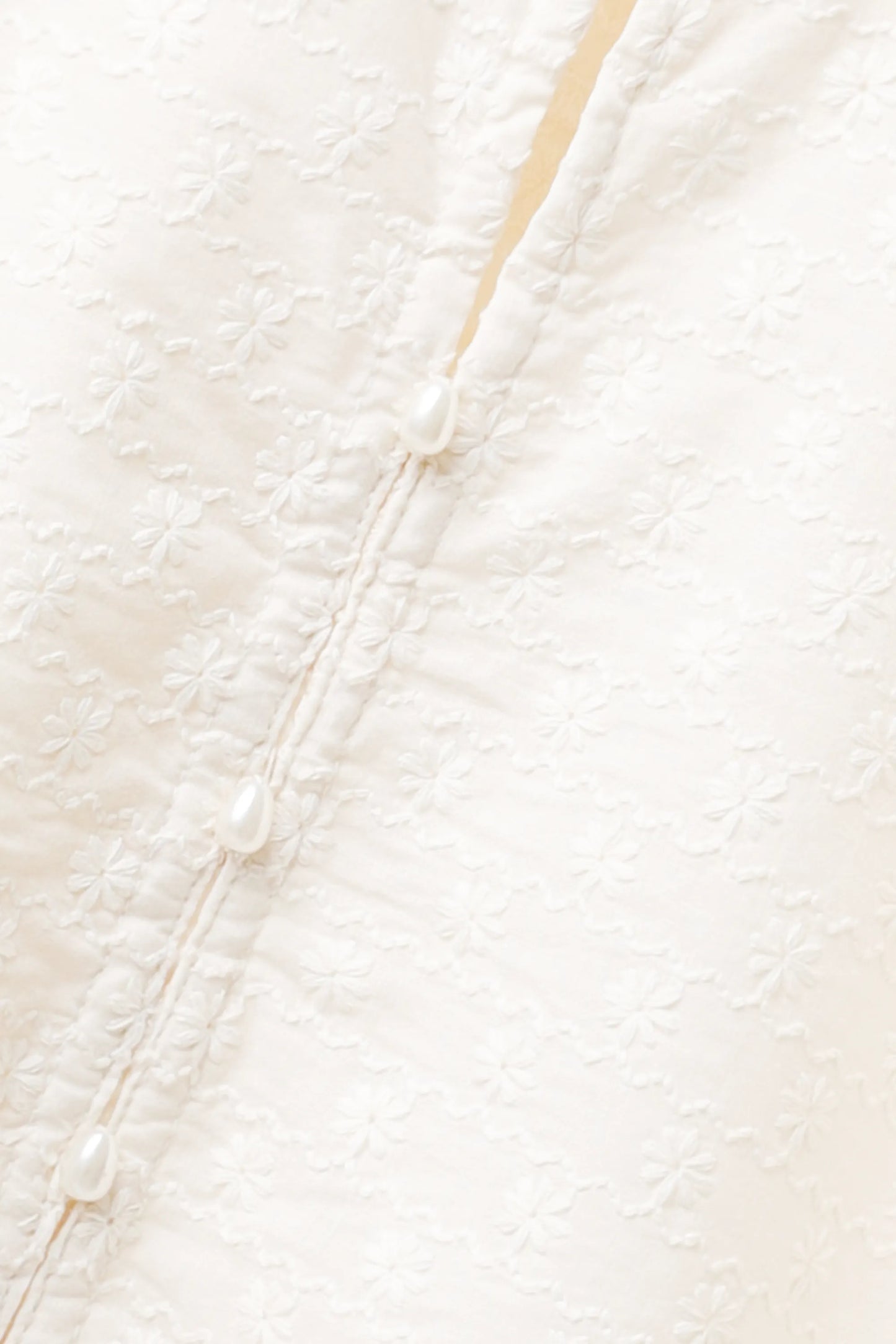 Cream Cotton Chikankari Top