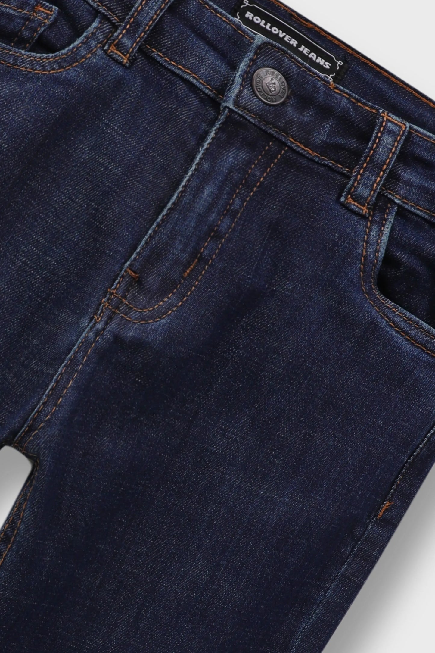 Boys Blue Straight-Fit Denim Jeans