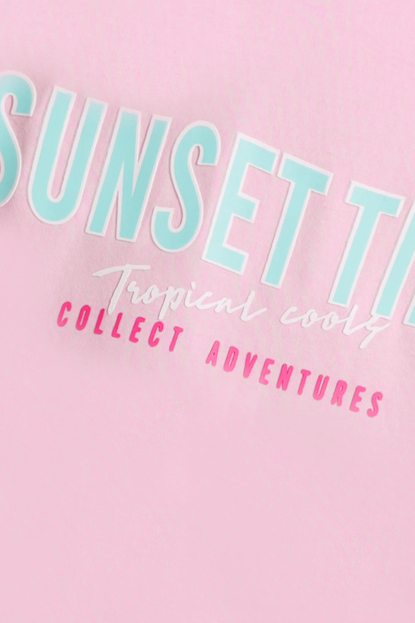 Pink Sunset Time Jersey Co-Ord Set