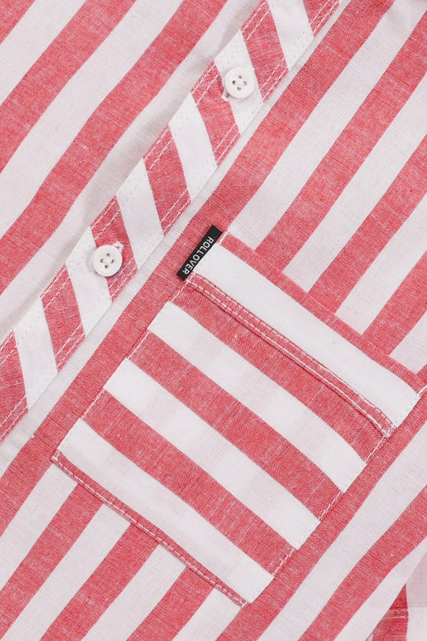 Boys Heritage Red Striped Cotton Shirt