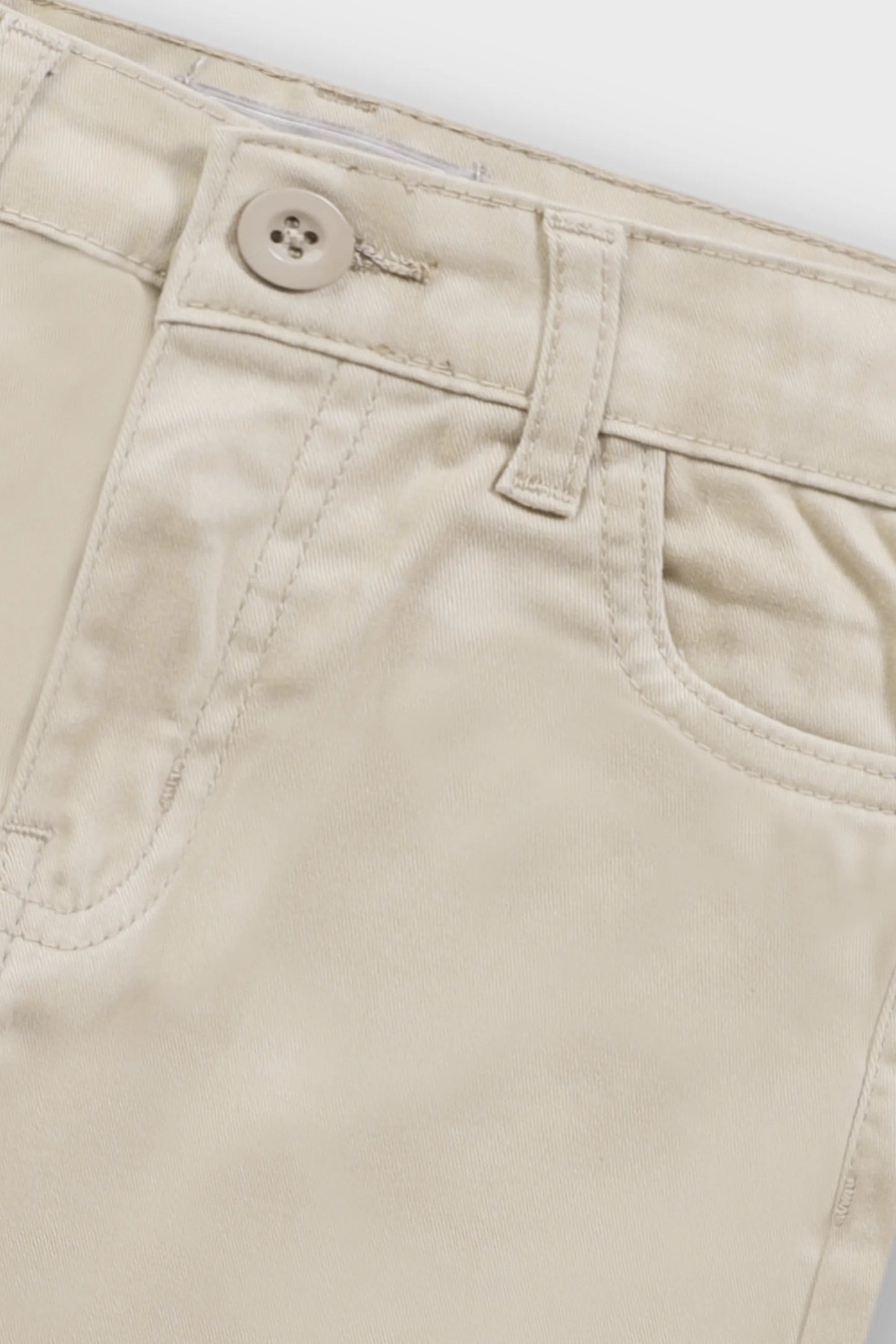 Boys Sandstone Straight-fit Twill Pants