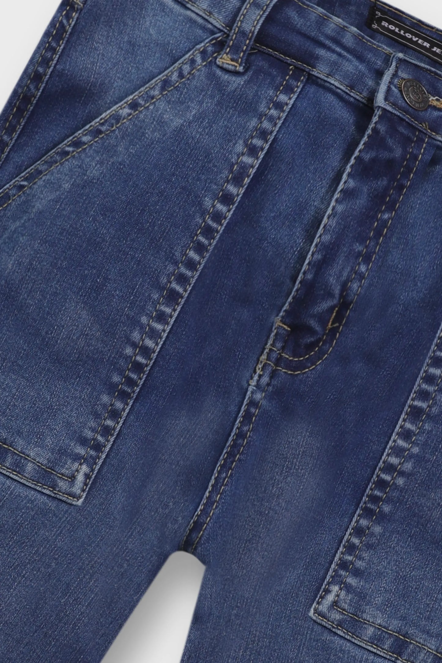 Boys Casual Cargo Denim Jeans