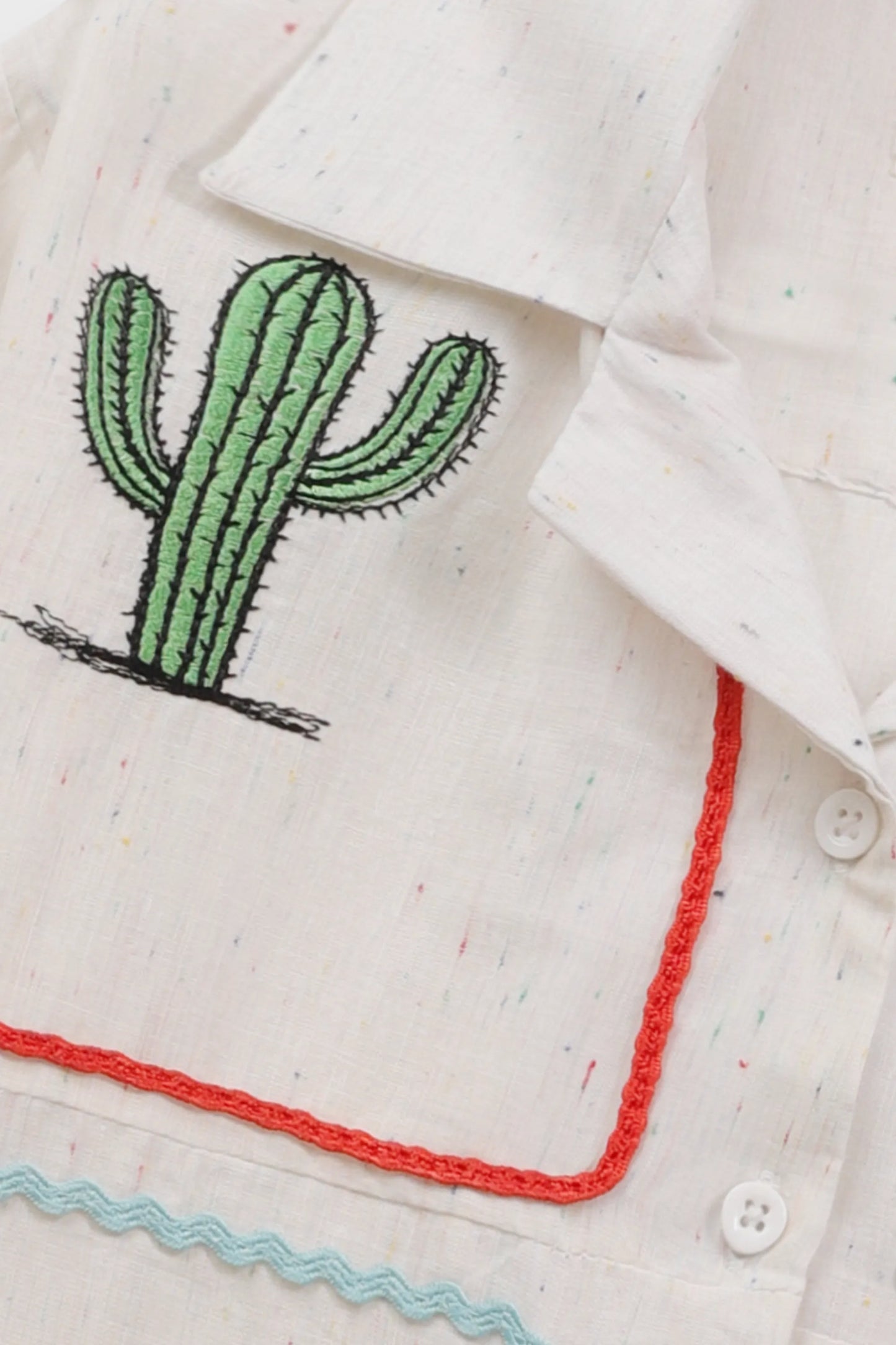 Funky Embroidered Cotton Top