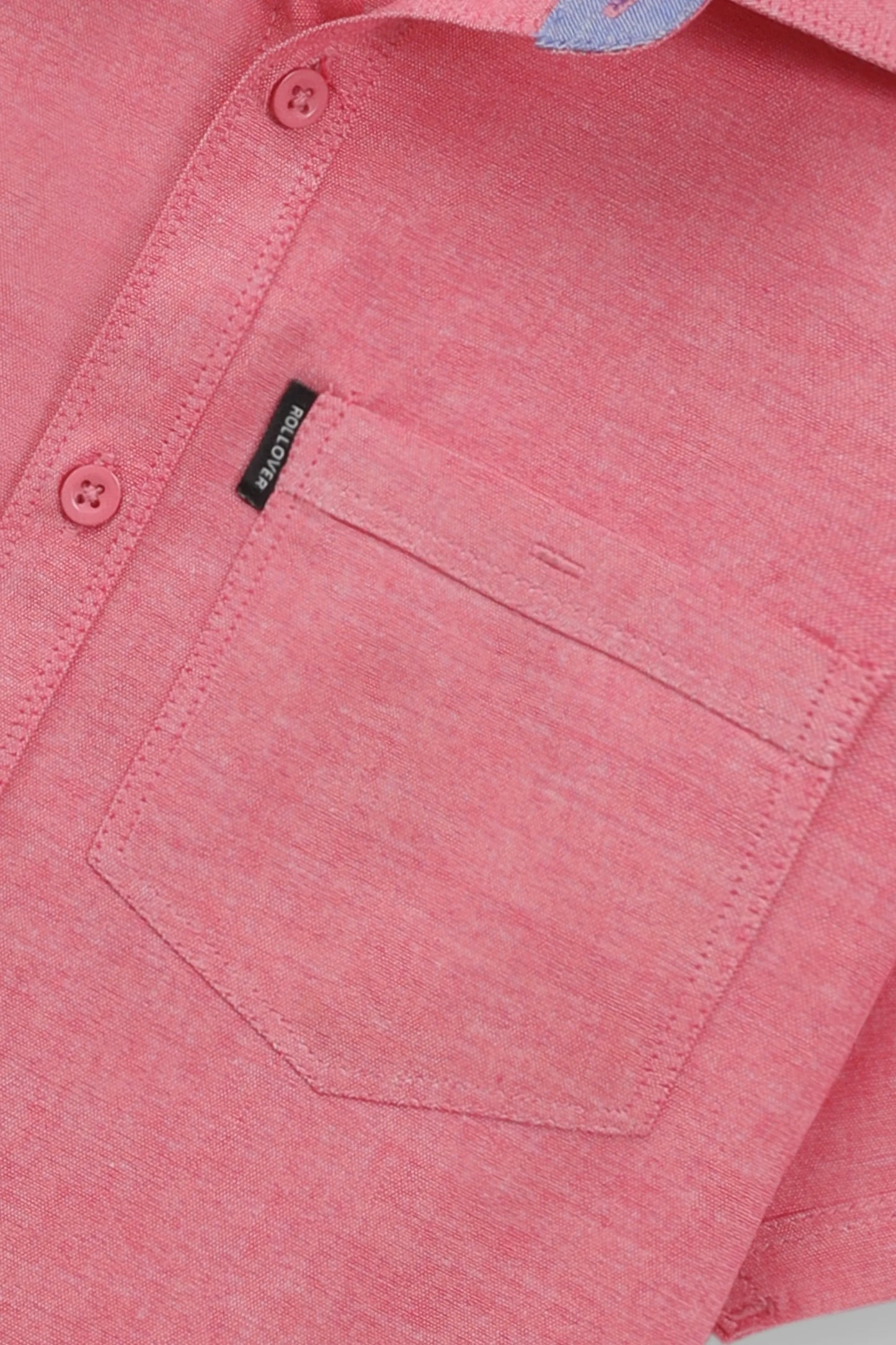 Boys Red Horizon Chambray Shirt