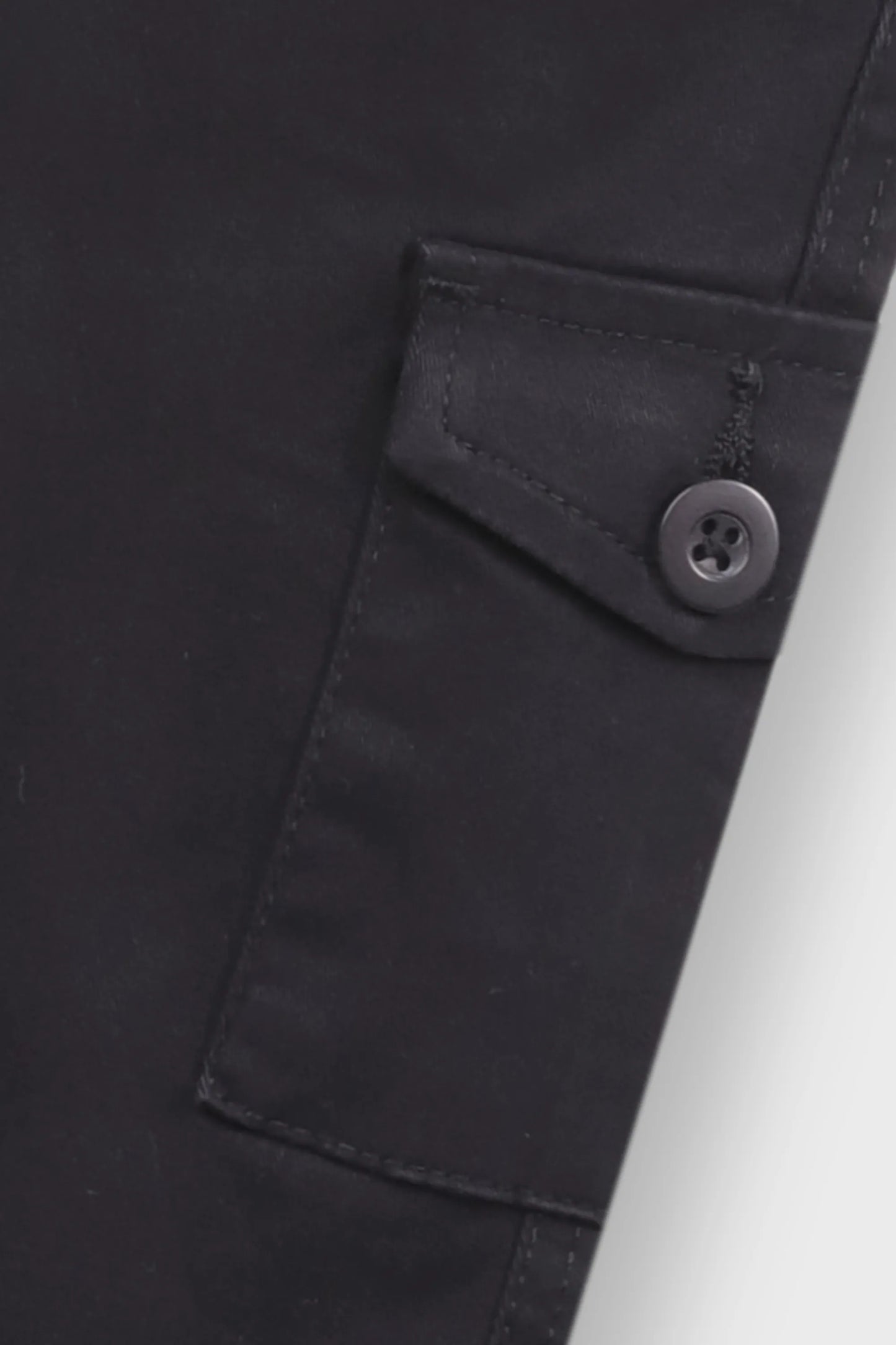 Boys Cool Black Cargo Pants