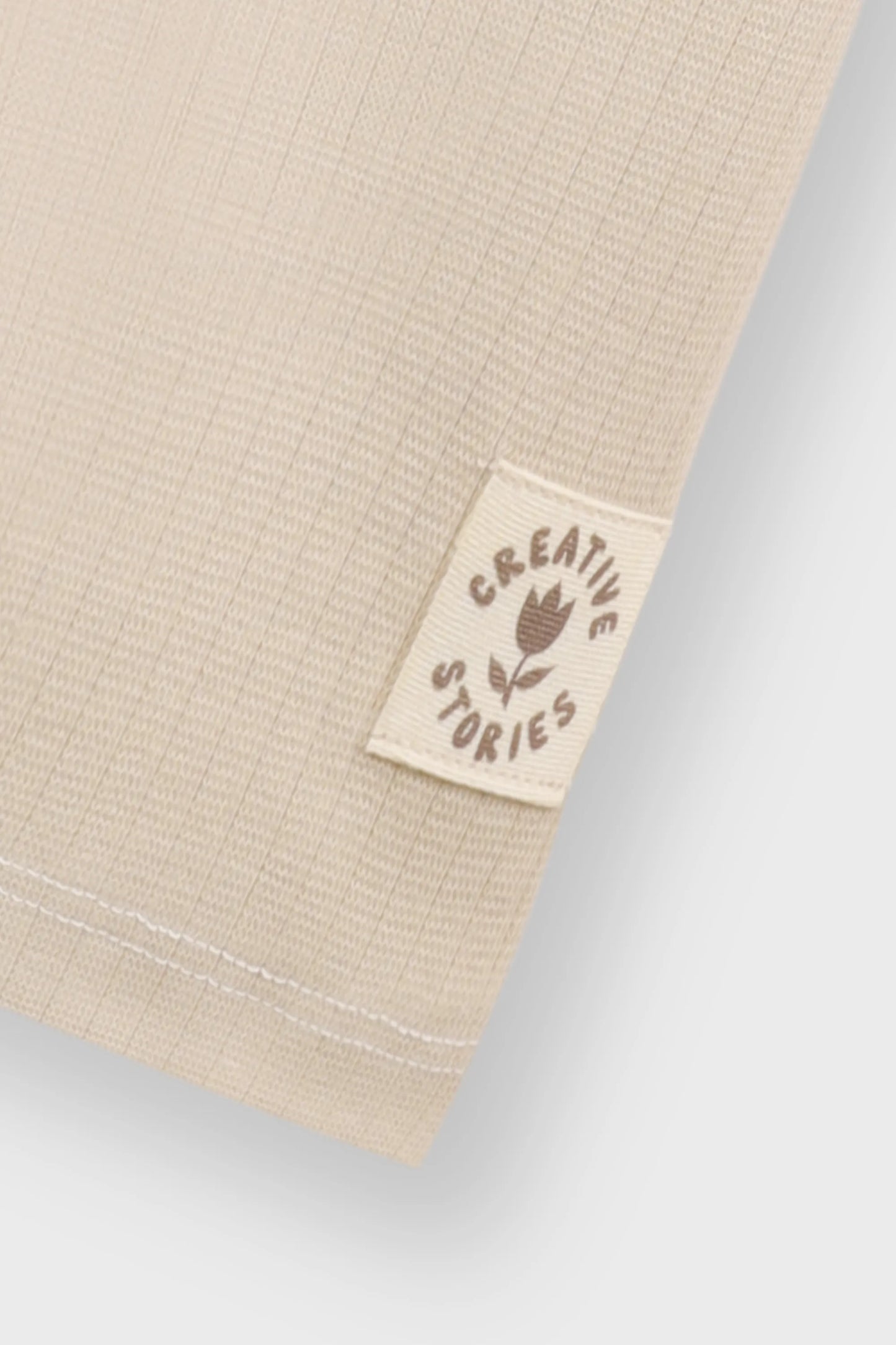 Girls Creamy Cocoa Button Tee