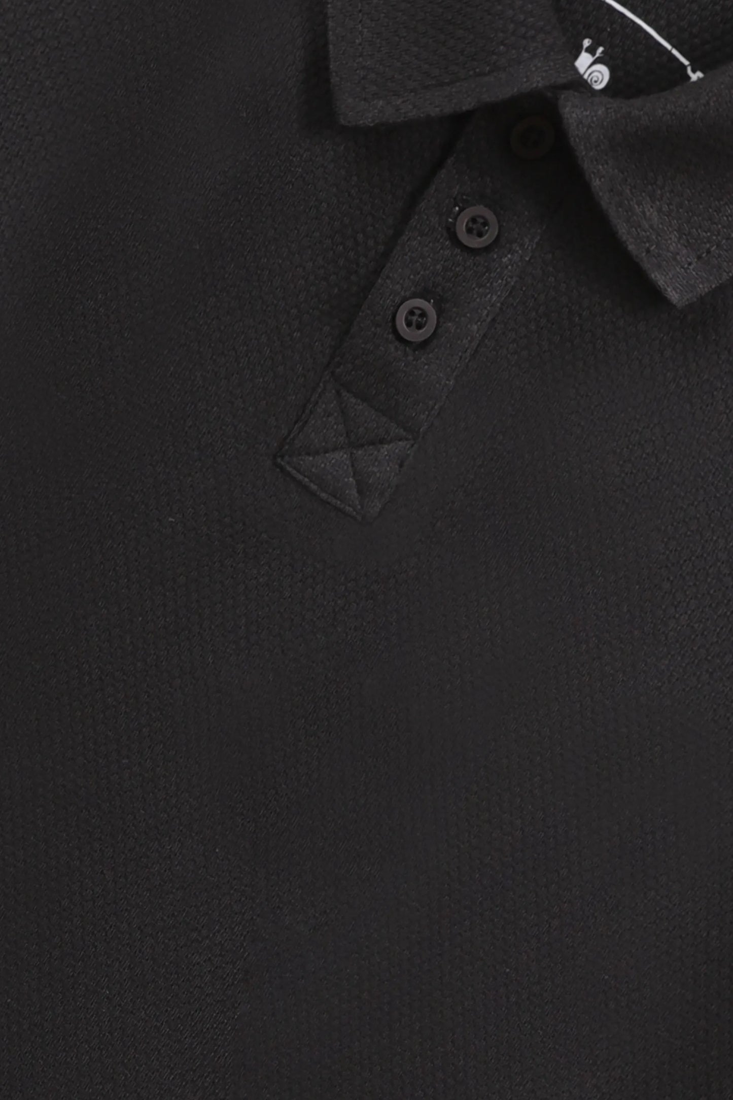 Boys Shadow Black Polo Shirt