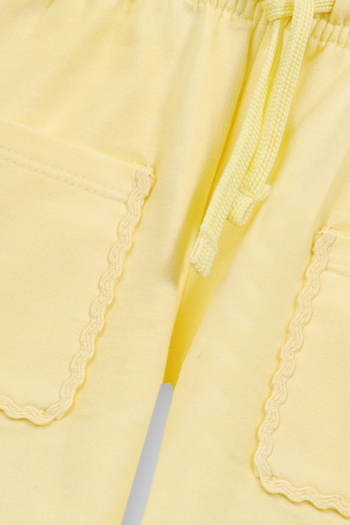 Buttery Lace-Trim Terry Shorts